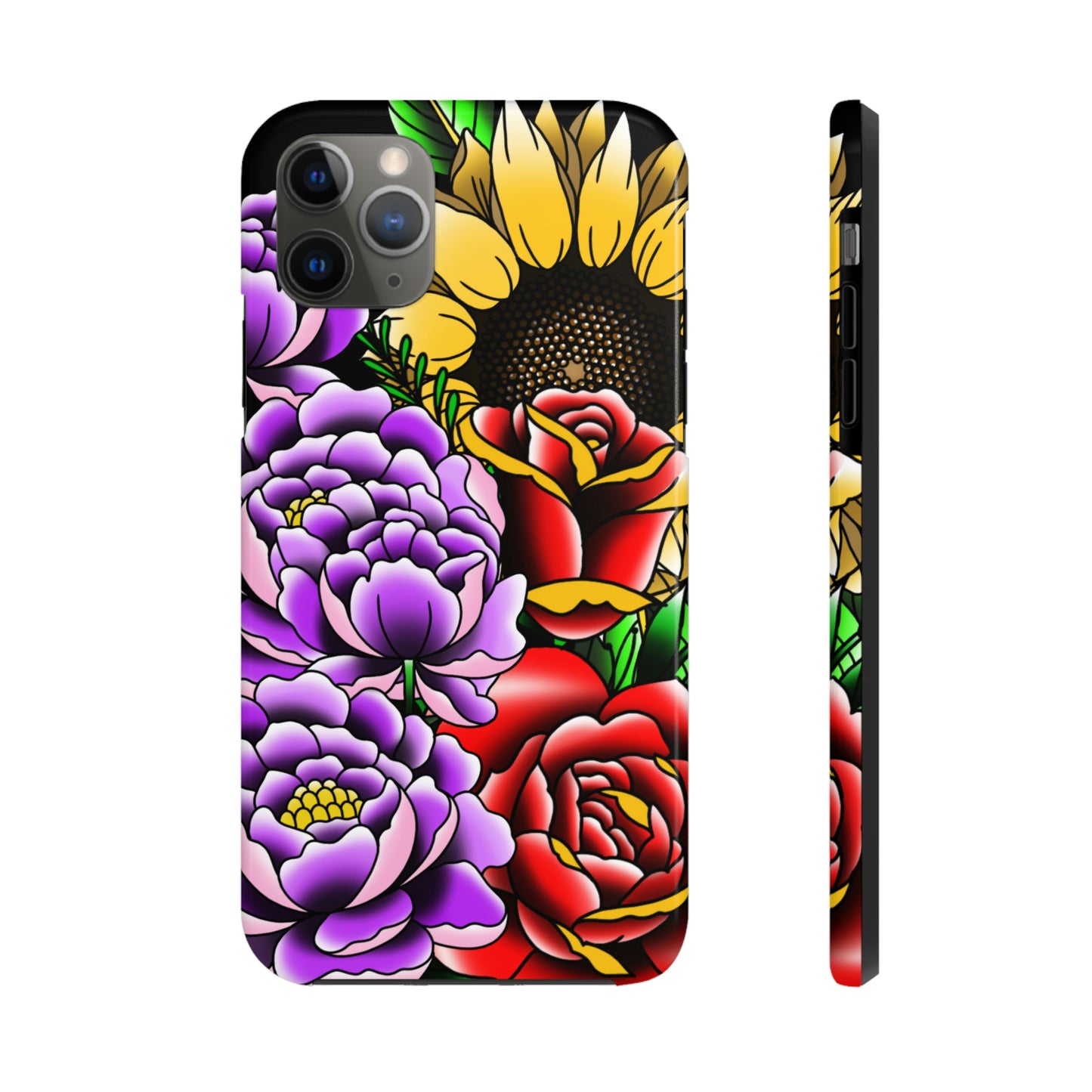 Flower Mix Up Tough Phone Cases, Case-Mate