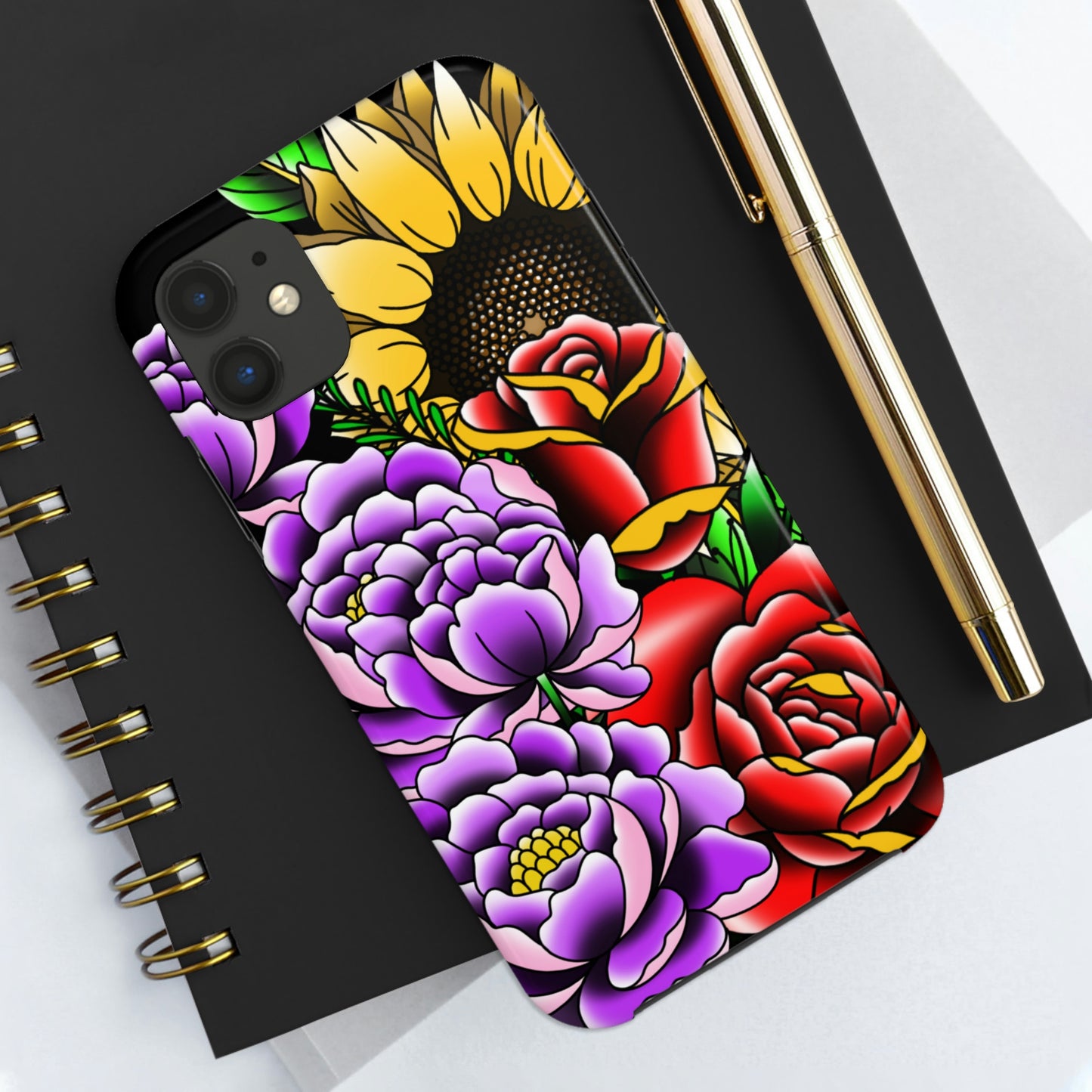 Flower Mix Up Tough Phone Cases, Case-Mate