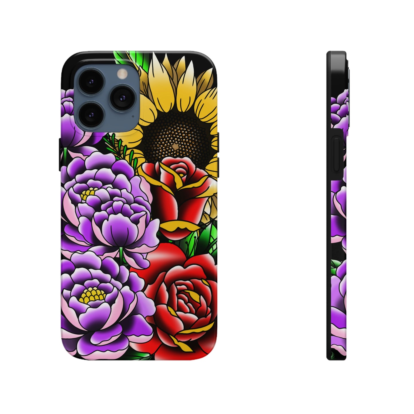 Flower Mix Up Tough Phone Cases, Case-Mate