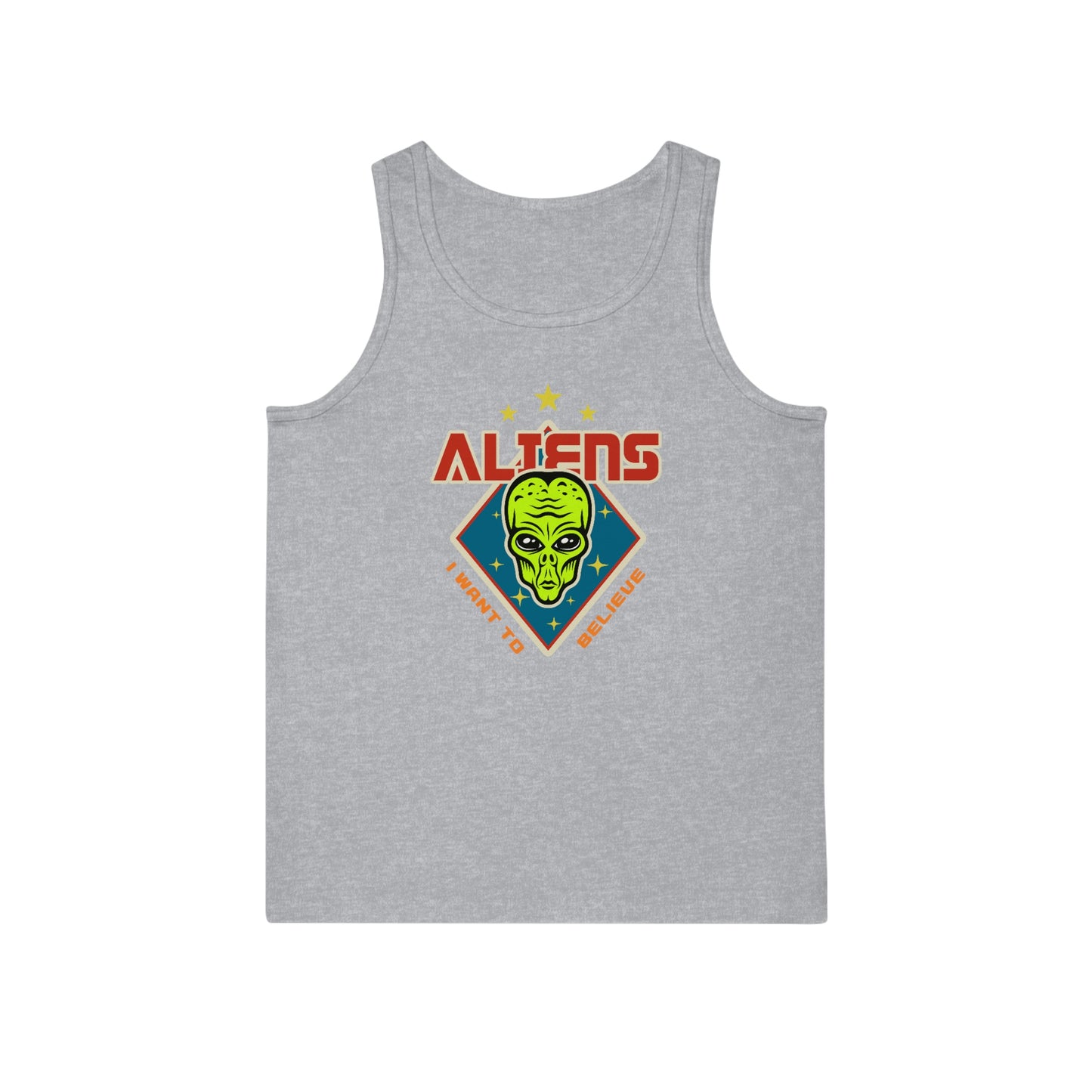 Aliens I Want to Believe Unisex Softstyle™ Tank Top