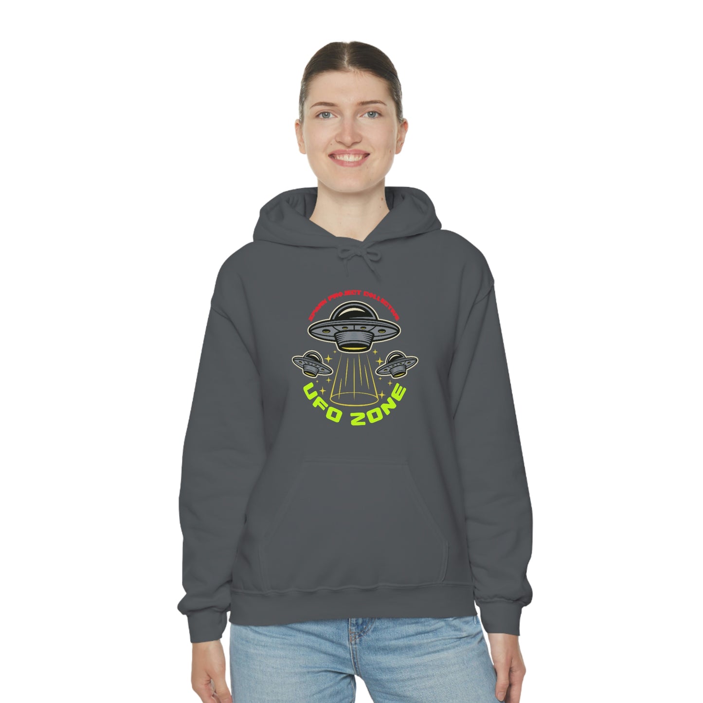 UFO Zone Unisex Heavy Blend™ Hooded Sweatshirt