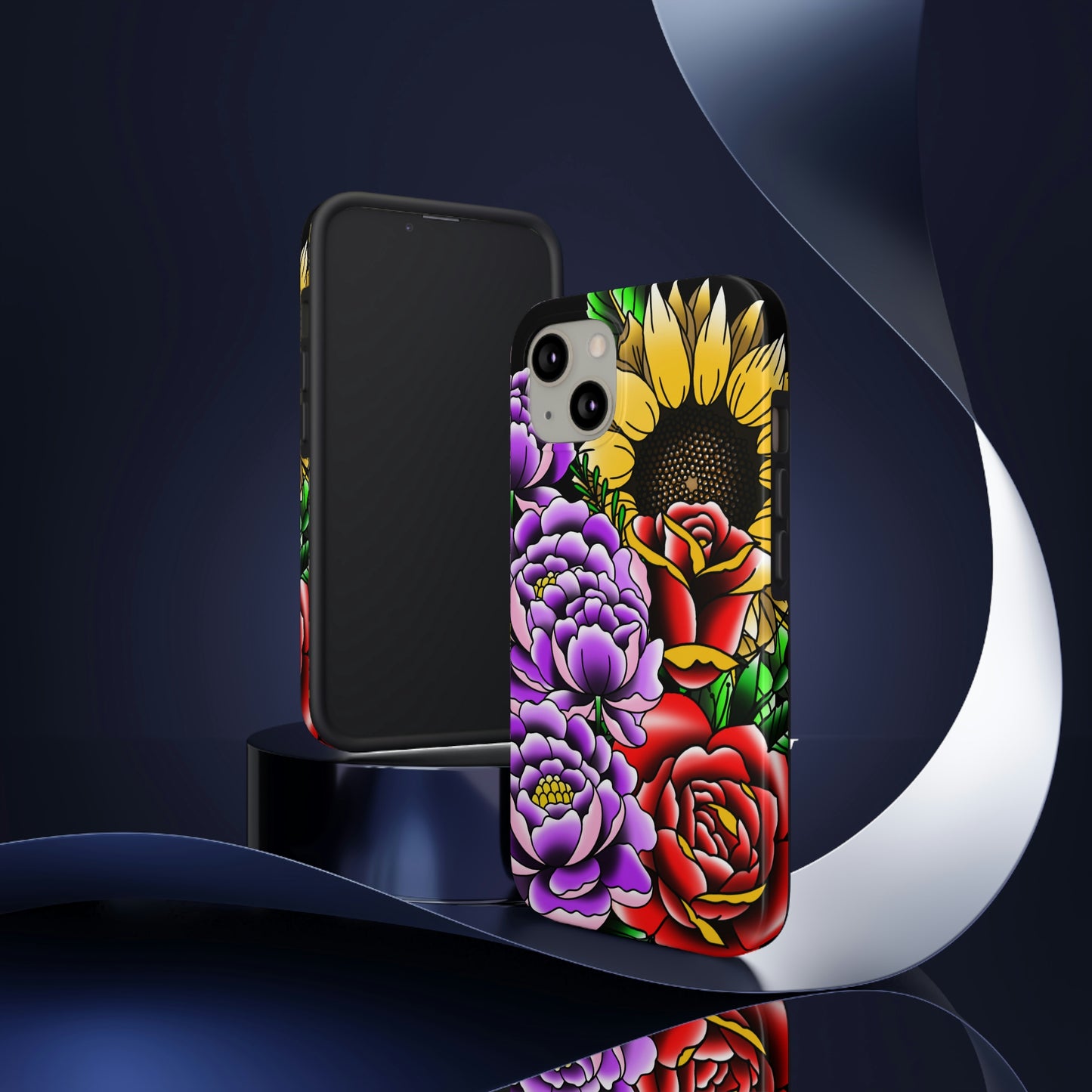 Flower Mix Up Tough Phone Cases, Case-Mate