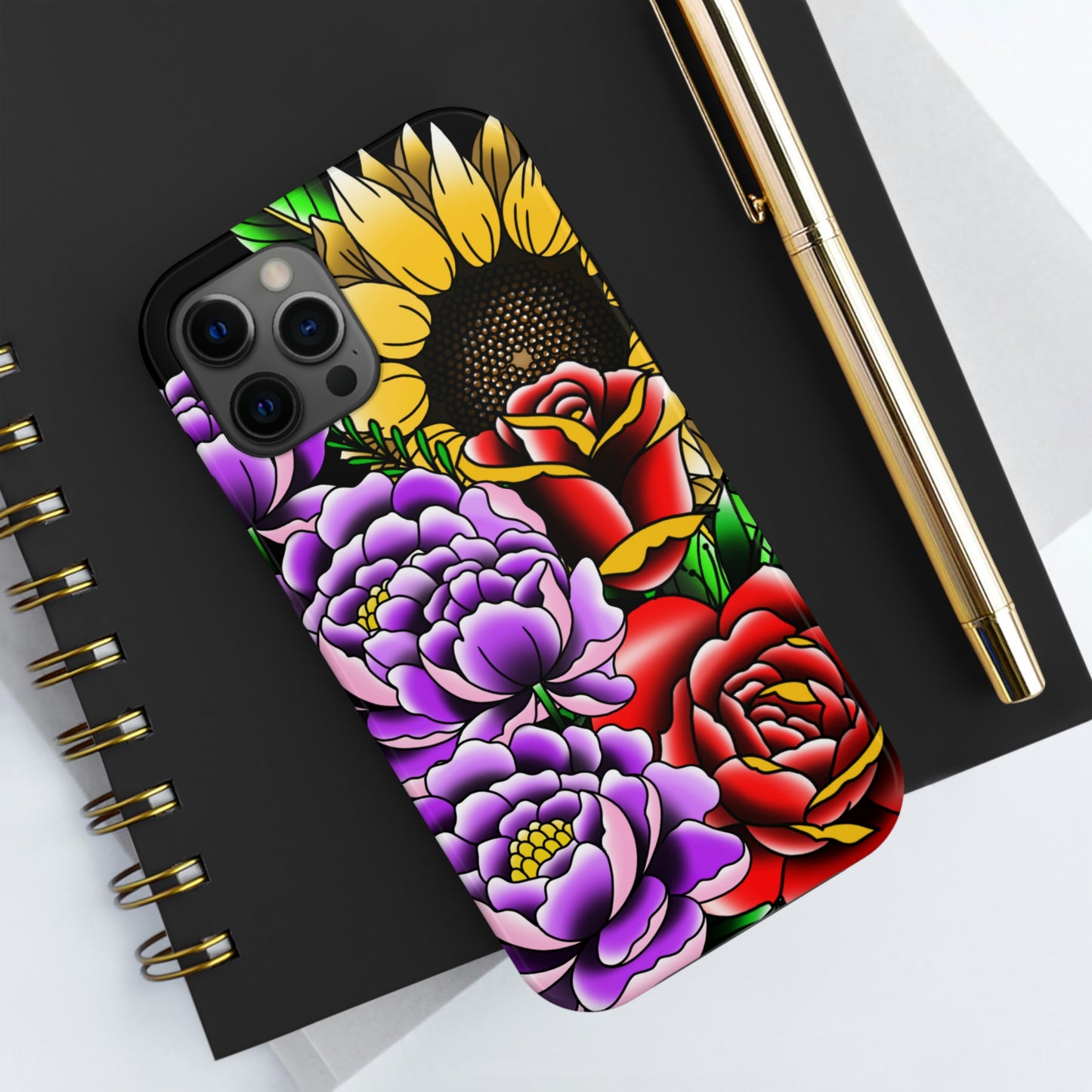 Flower Mix Up Tough Phone Cases, Case-Mate