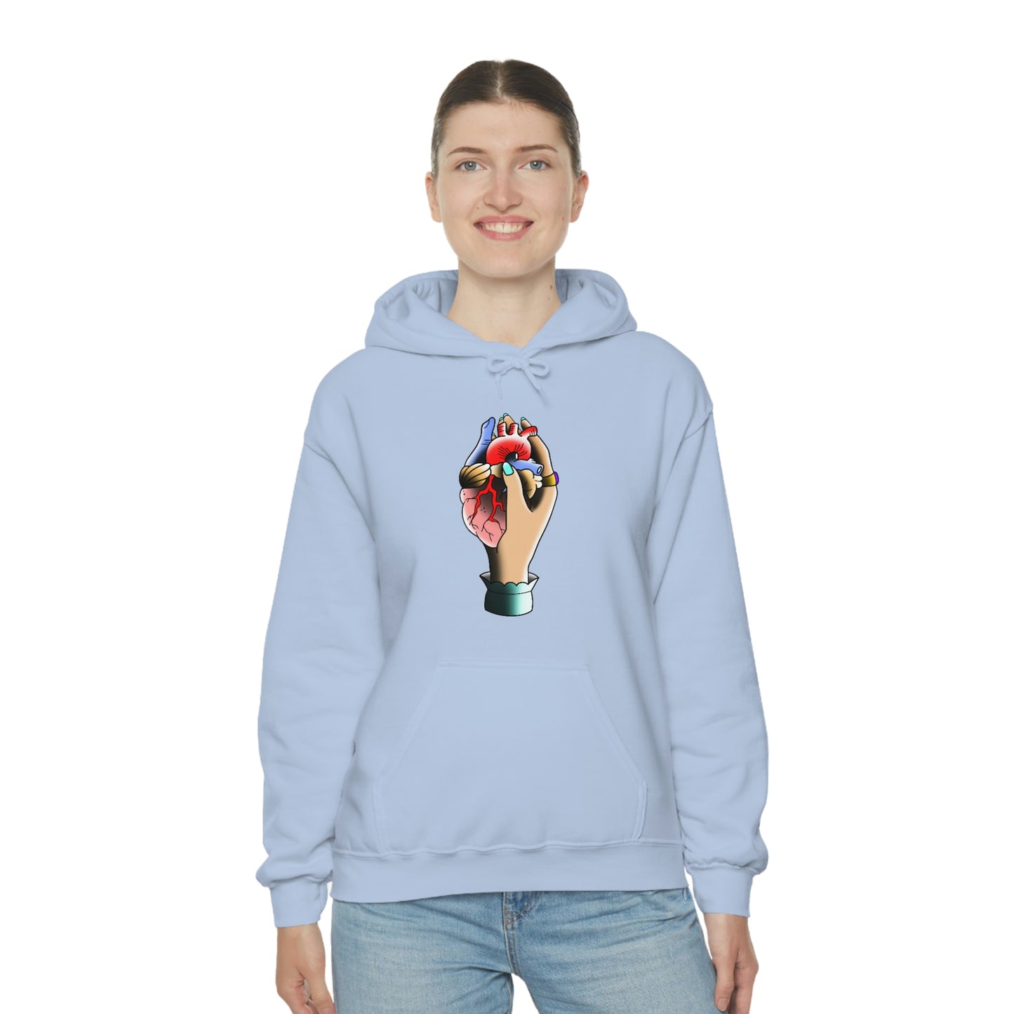 Rip My Heart Out Unisex Heavy Blend™ Hooded Sweatshirt