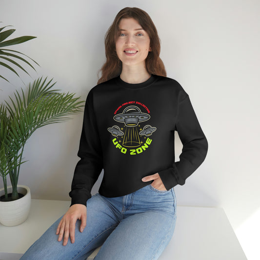 UFO Zone Dark unisex heavy blend crewneck sweatshirt