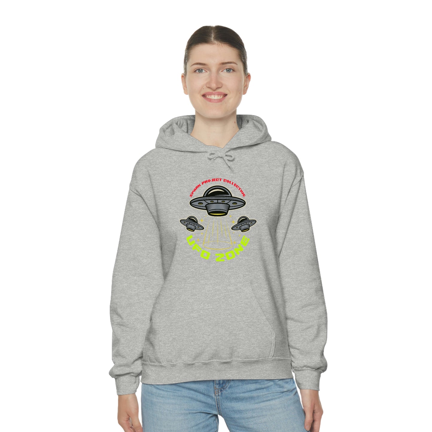 UFO Zone Unisex Heavy Blend™ Hooded Sweatshirt