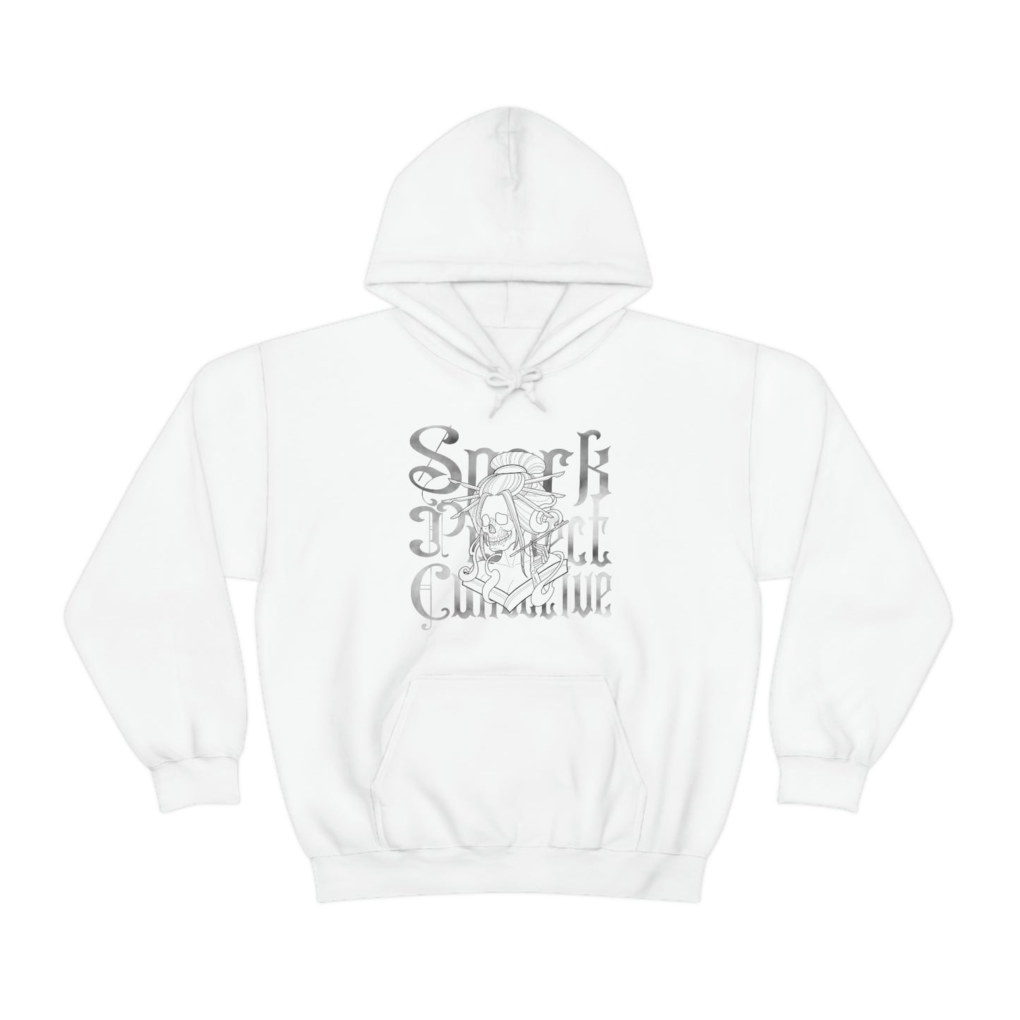 Japanese Spark Black Font Unisex Heavy Blend™ Hooded Sweatshirt