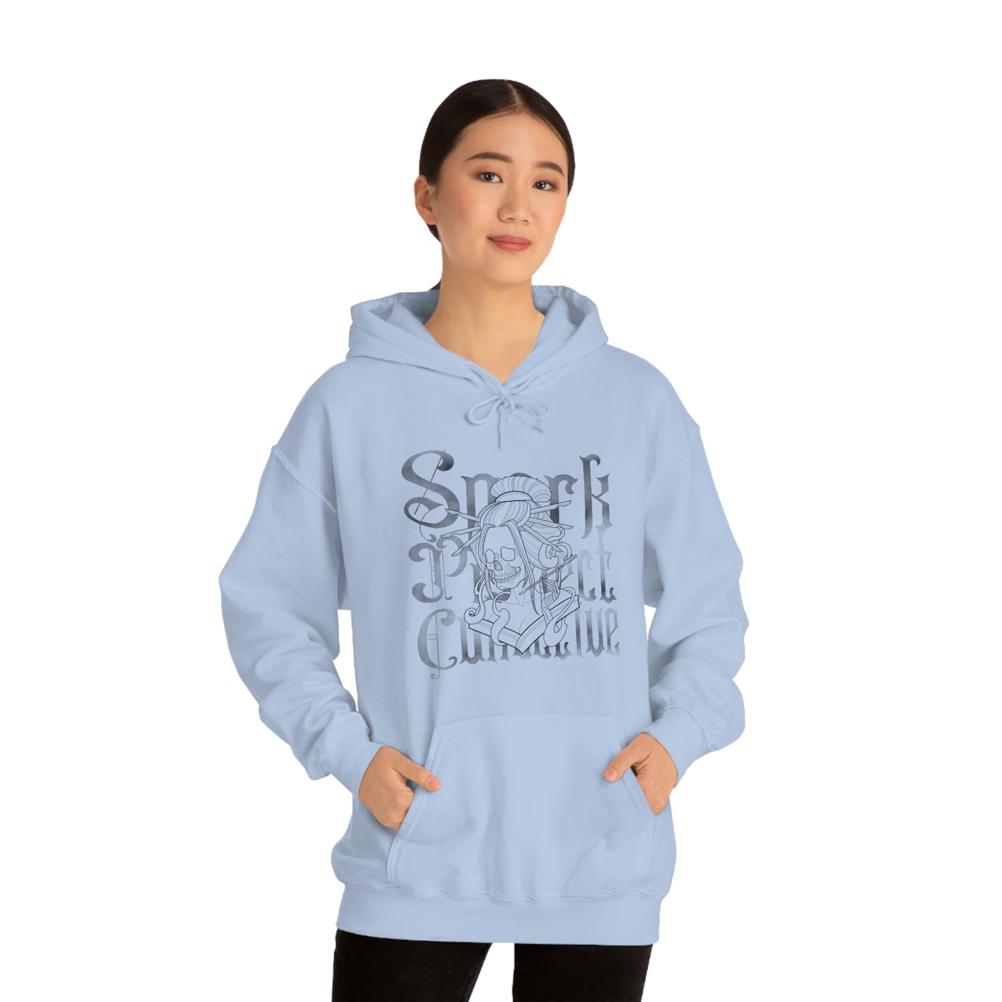 Japanese Spark Black Font Unisex Heavy Blend™ Hooded Sweatshirt