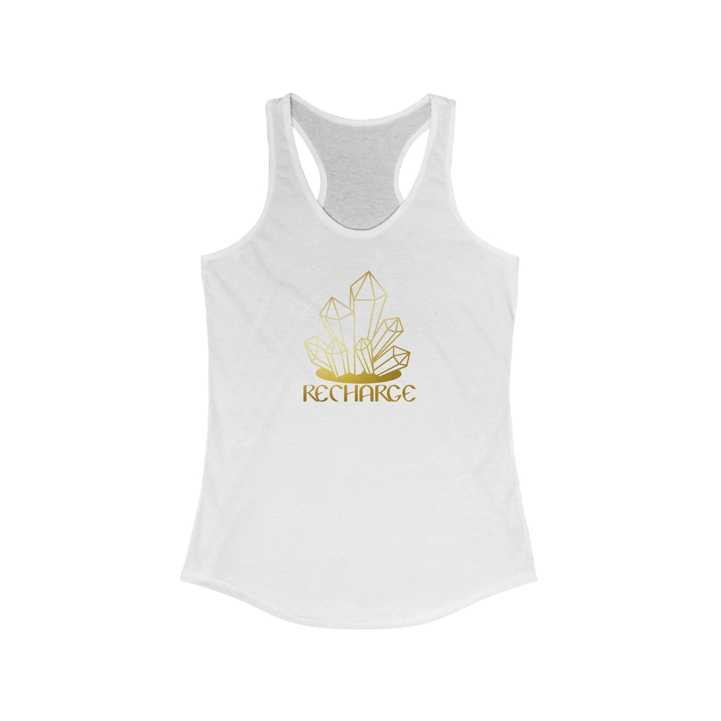 Recharge Gold Women's Ideal Racerback Tank