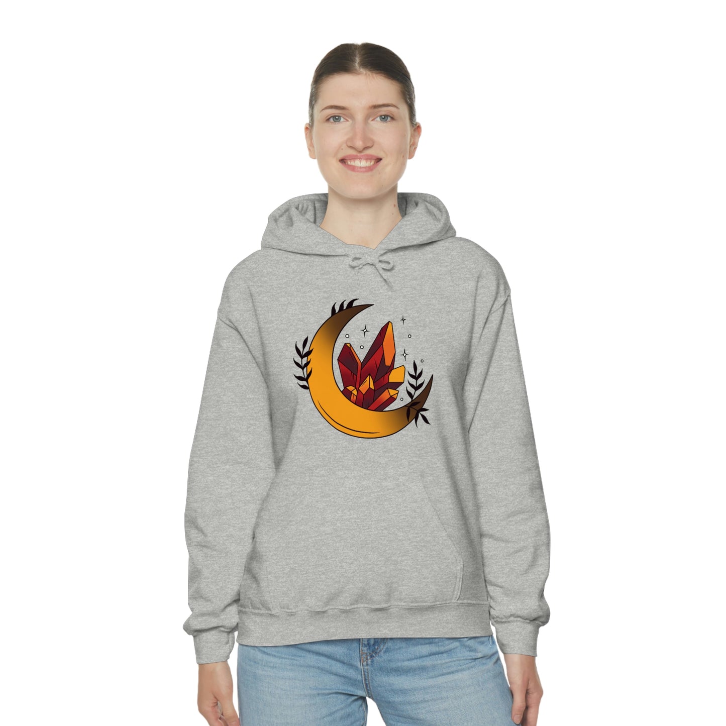 Orange Crystal Unisex Heavy Blend™ Hooded Sweatshirt