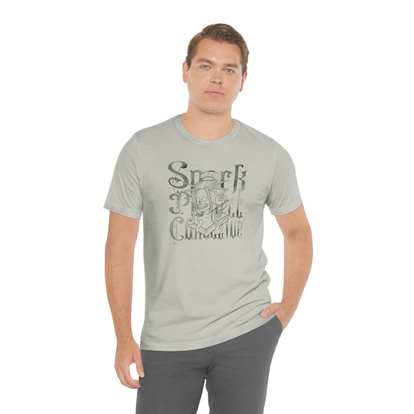 Japanese Spark Black Font Unisex Jersey Short Sleeve Tee