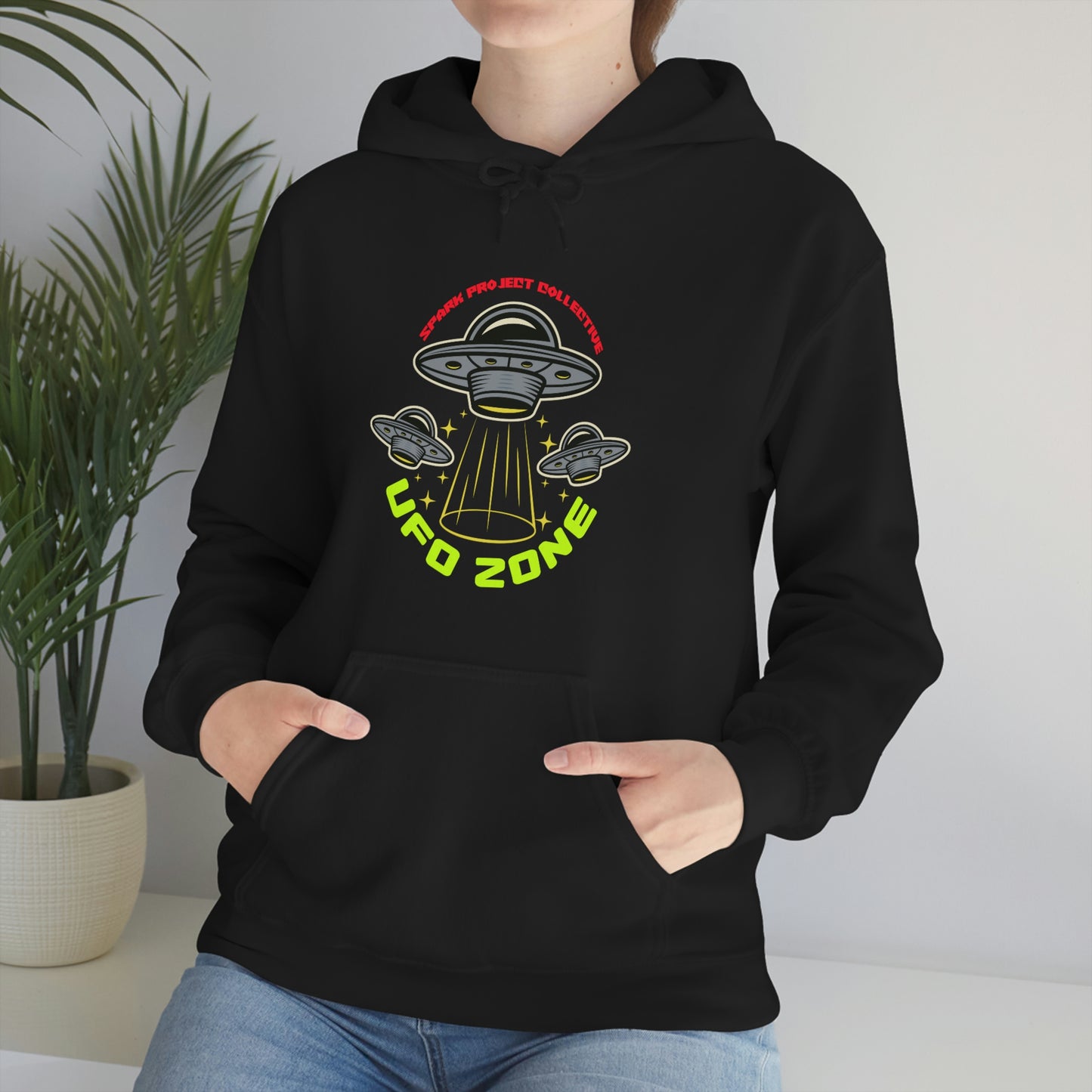 UFO Zone Unisex Heavy Blend™ Hooded Sweatshirt