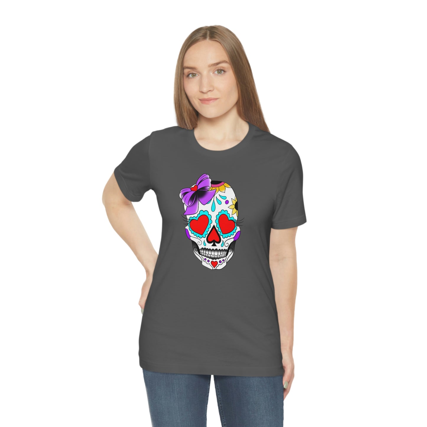 Lady Day of the Dead Unisex Jersey Short Sleeve Tee