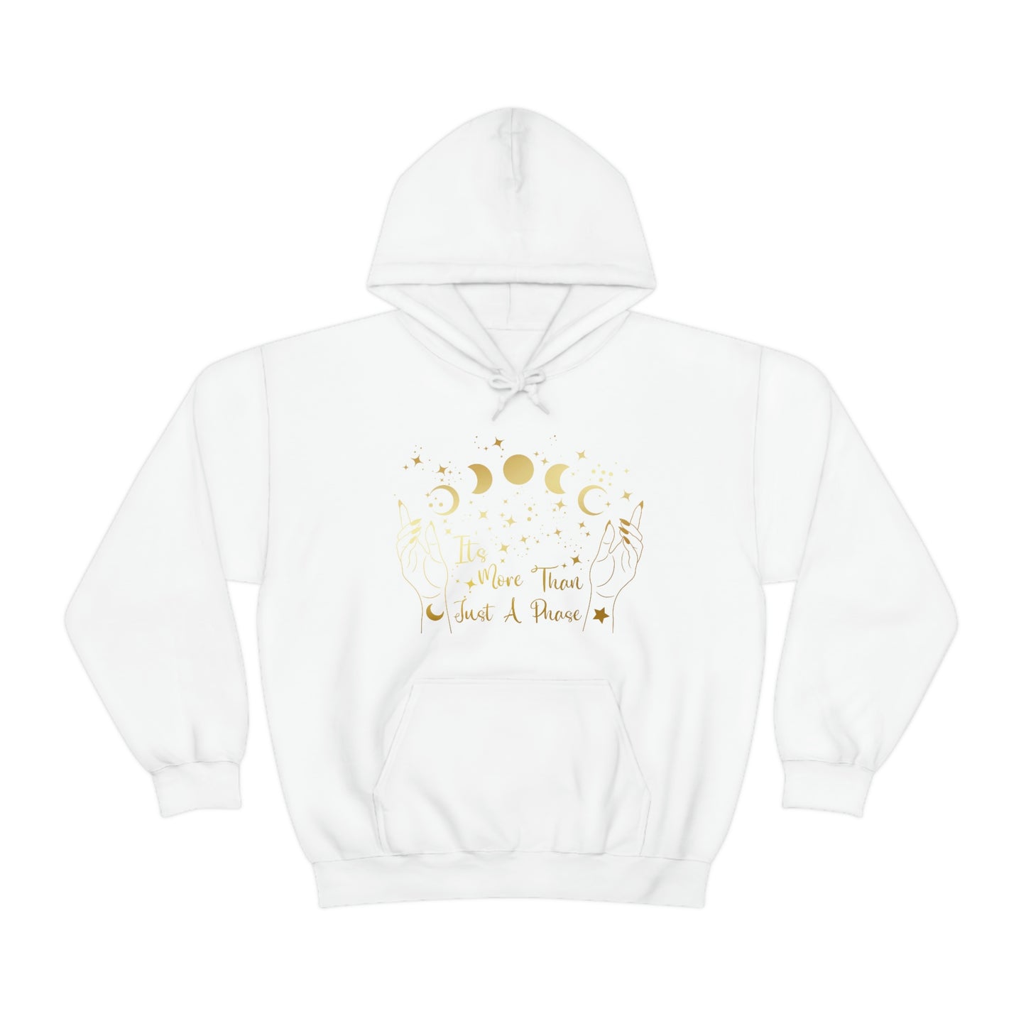 It's Not Just A Phase Gold Font Unisex Heavy Blend™ Hooded Sweatshirt