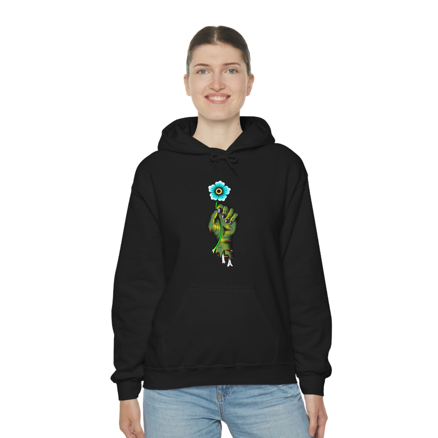 Zombie Flower Unisex Heavy Blend™ Hooded Sweatshirt