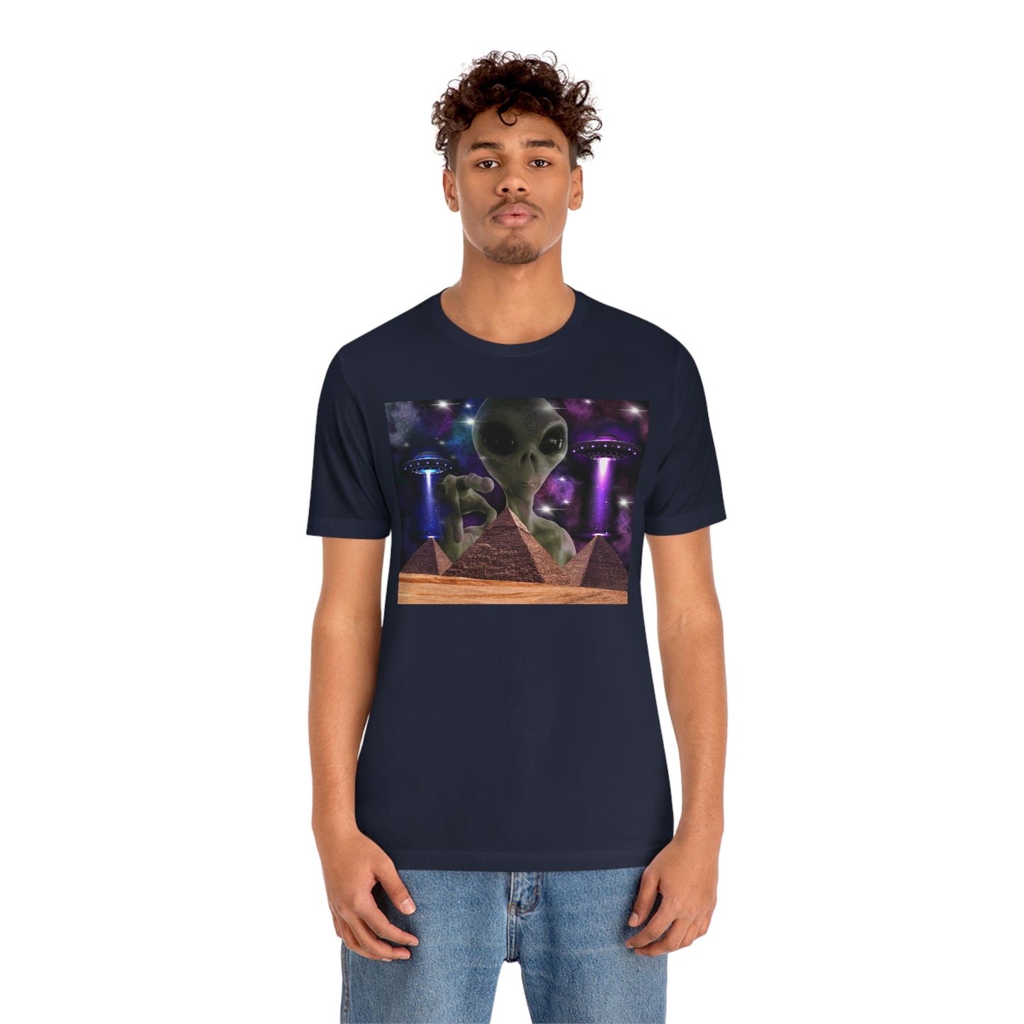 Alien Invasion Unisex Jersey Short Sleeve Tee