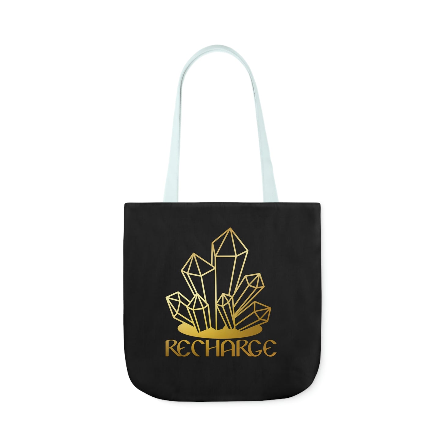 Recharge AOP Polyester Canvas Tote Bag