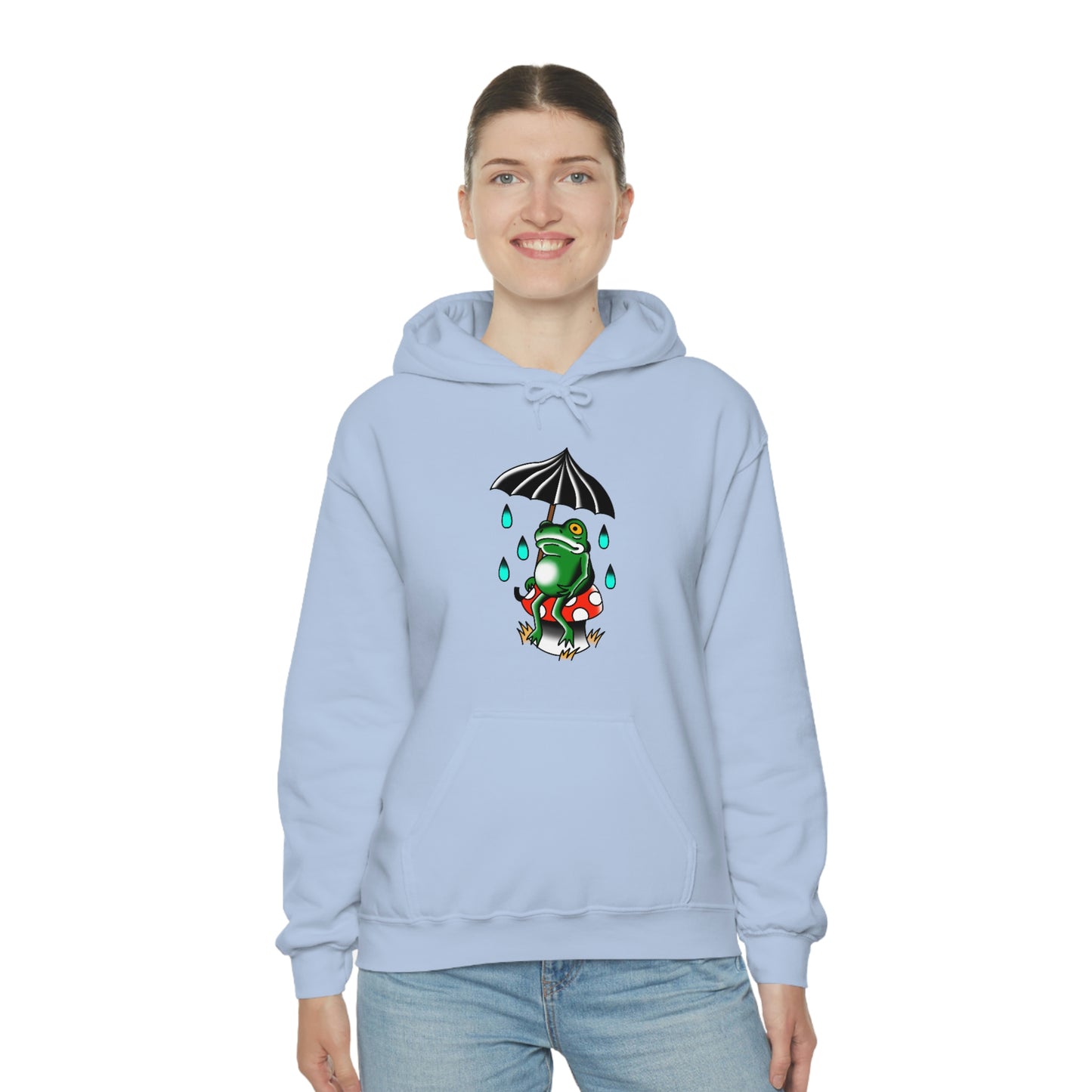 Rainy Day Frog Unisex Heavy Blend™ Hooded Sweatshirt