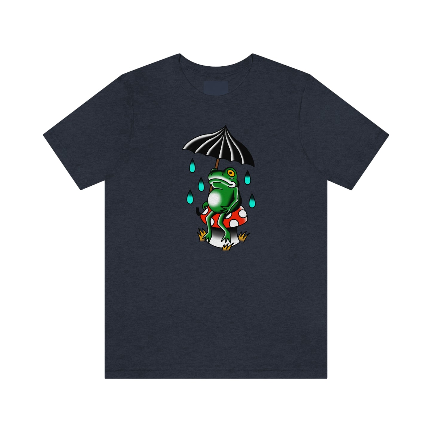 Rainy Day Frog Unisex Jersey Short Sleeve Tee