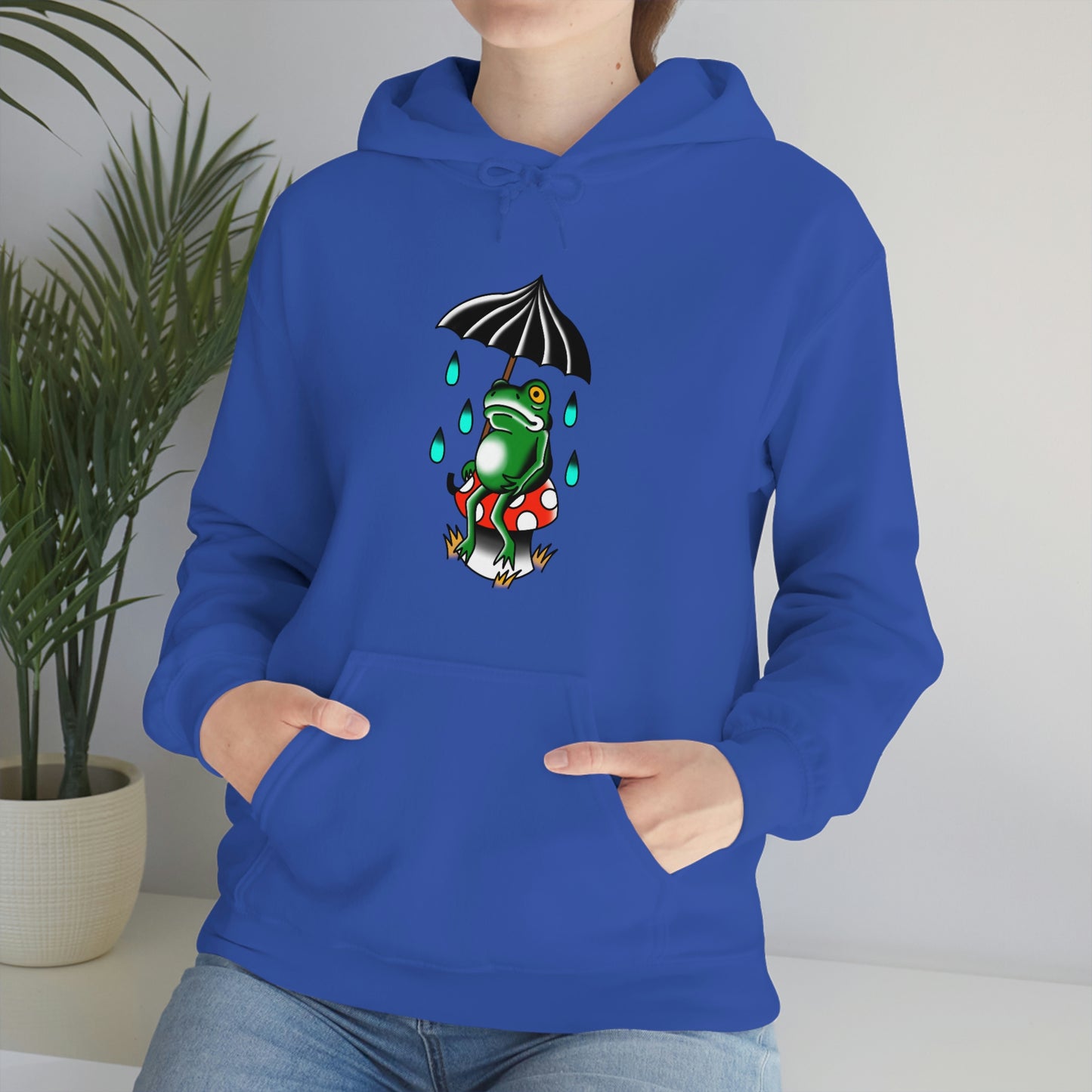 Rainy Day Frog Unisex Heavy Blend™ Hooded Sweatshirt