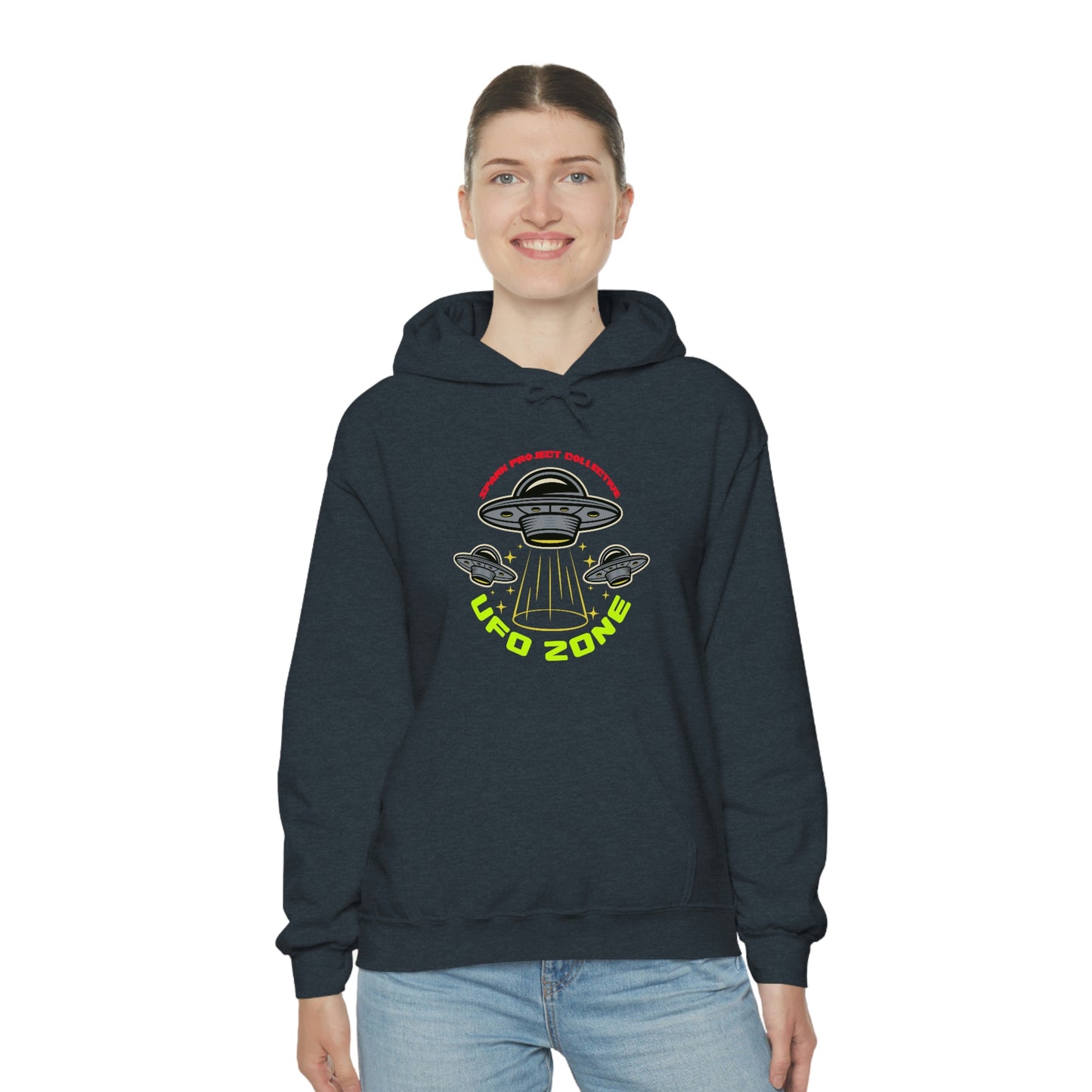 UFO Zone Unisex Heavy Blend™ Hooded Sweatshirt