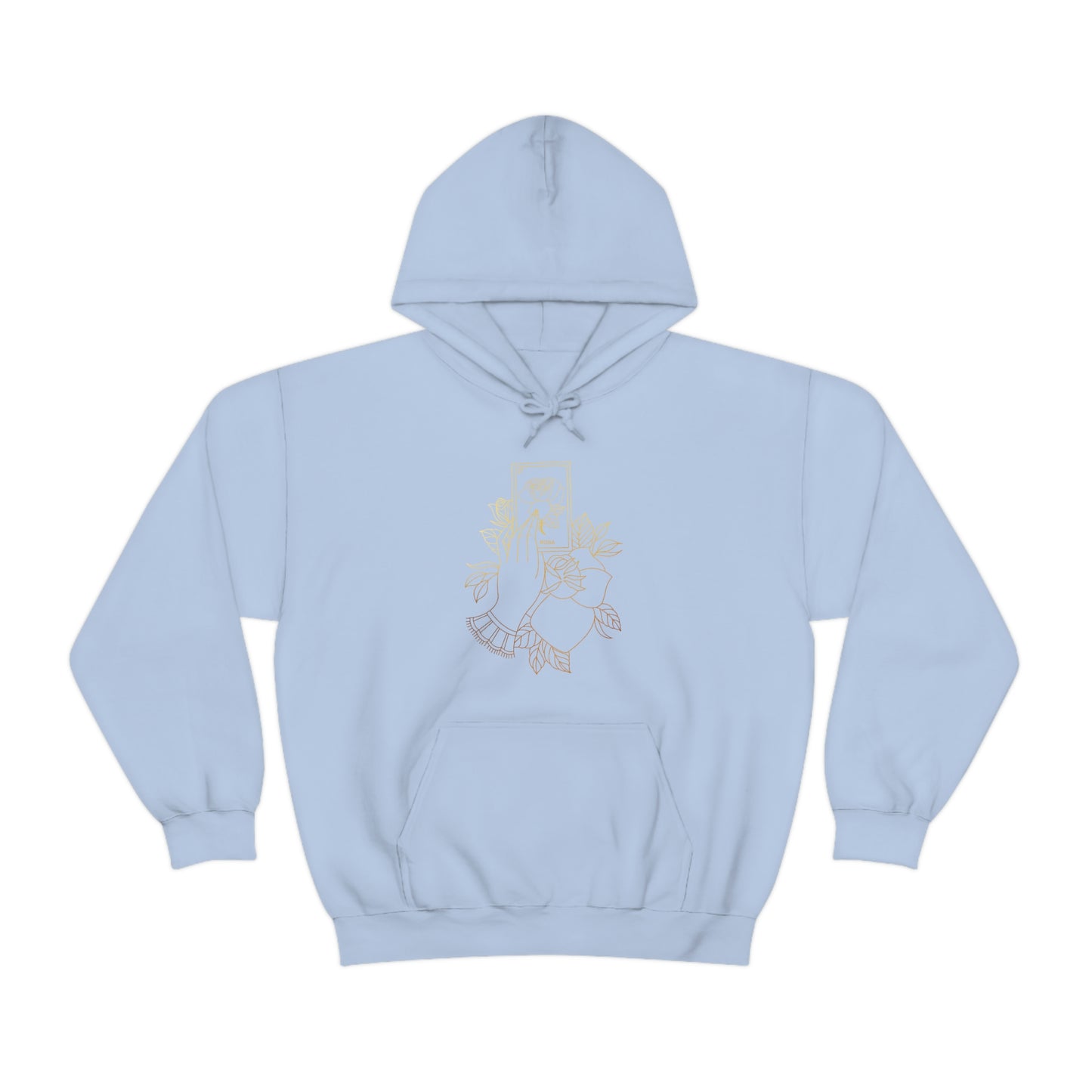 Rosa Card Gold Lines Unisex Heavy Blend™ Hooded Sweatshirt