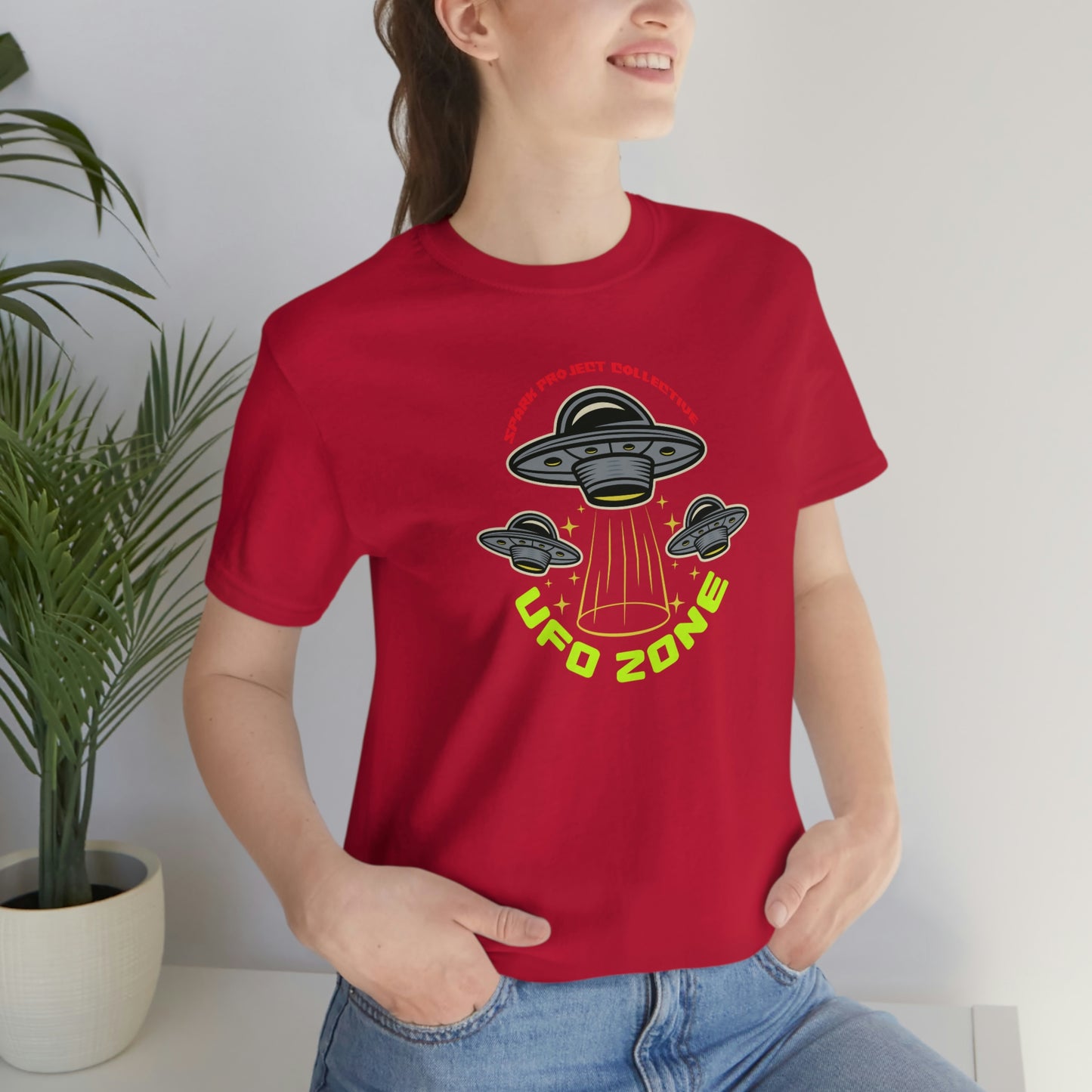 UFO Zone unisex jersey short sleeve tee