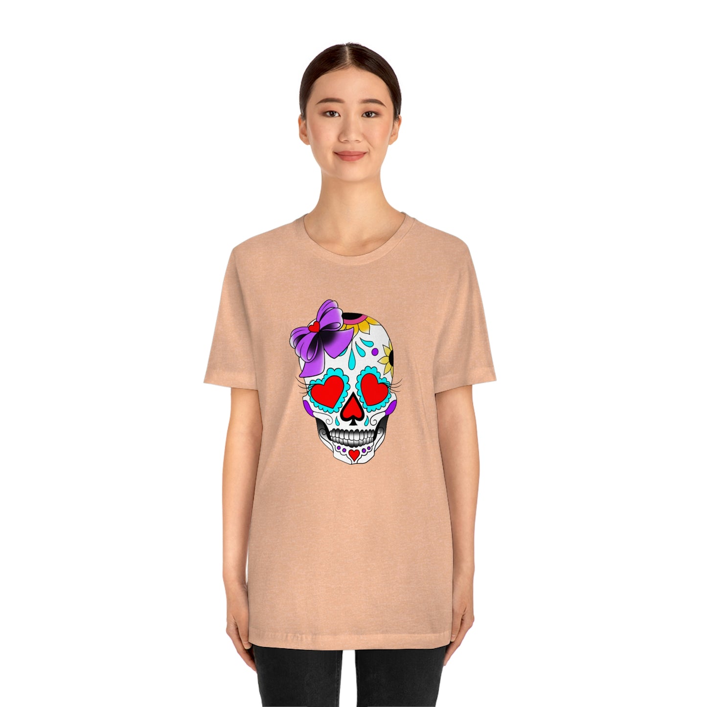 Lady Day of the Dead Unisex Jersey Short Sleeve Tee