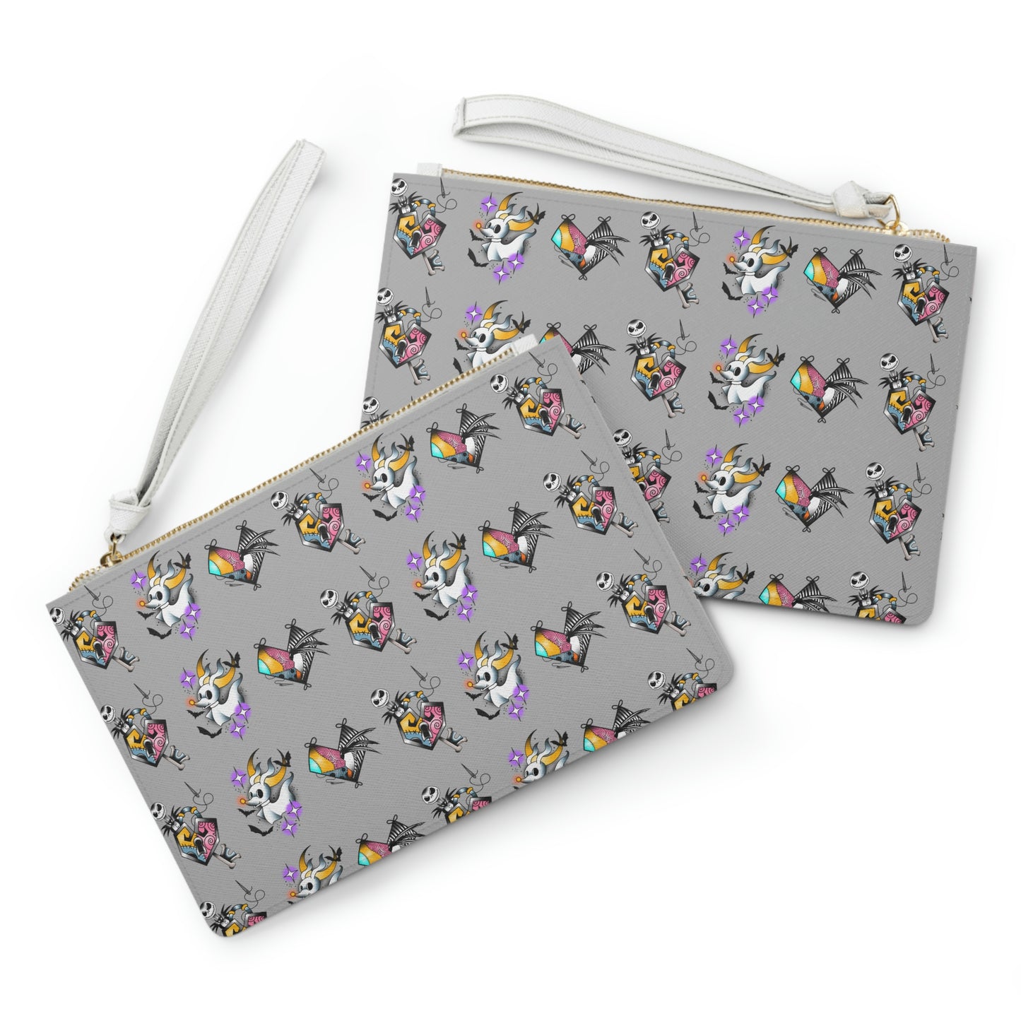 NBC Light Grey Clutch Bag