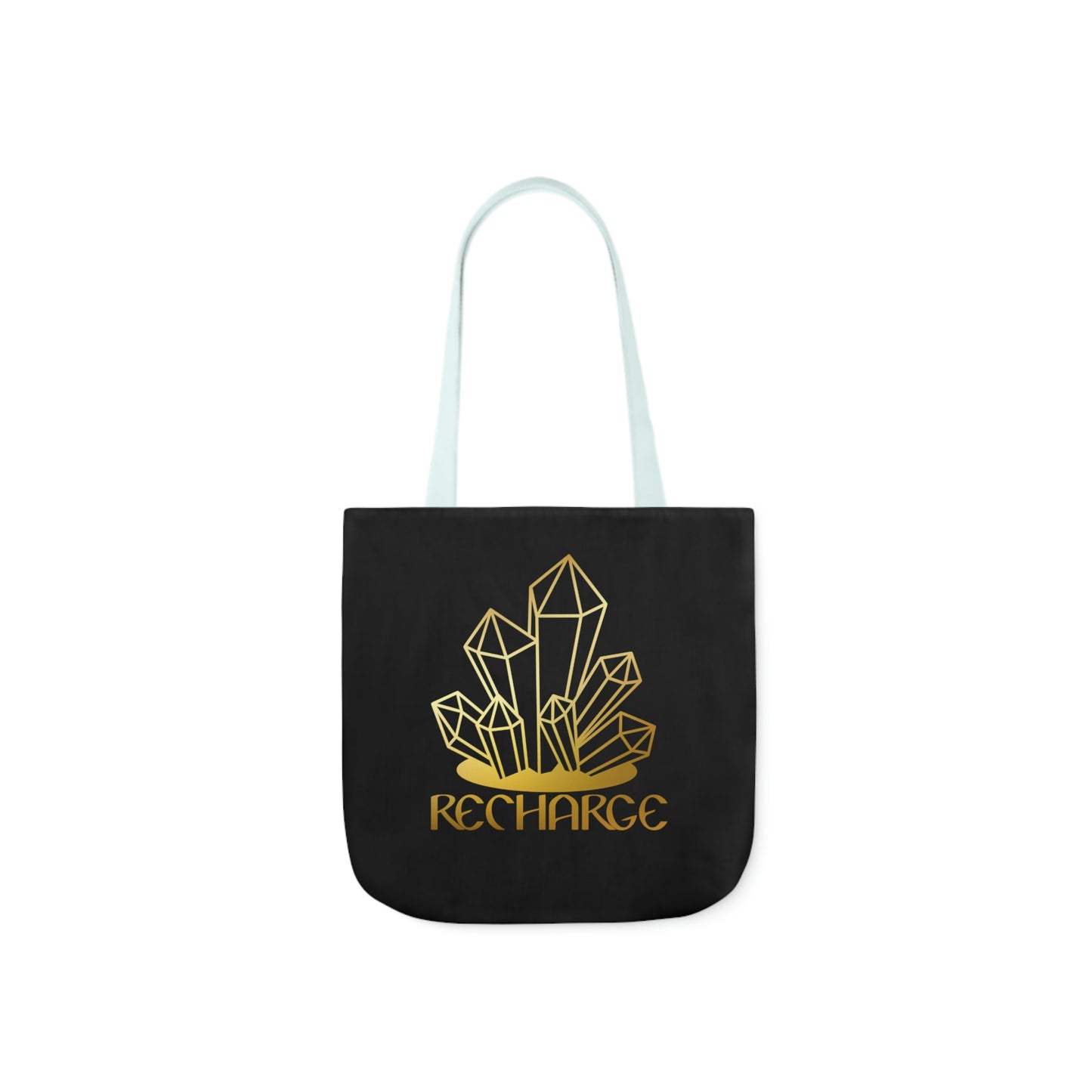 Recharge AOP Polyester Canvas Tote Bag