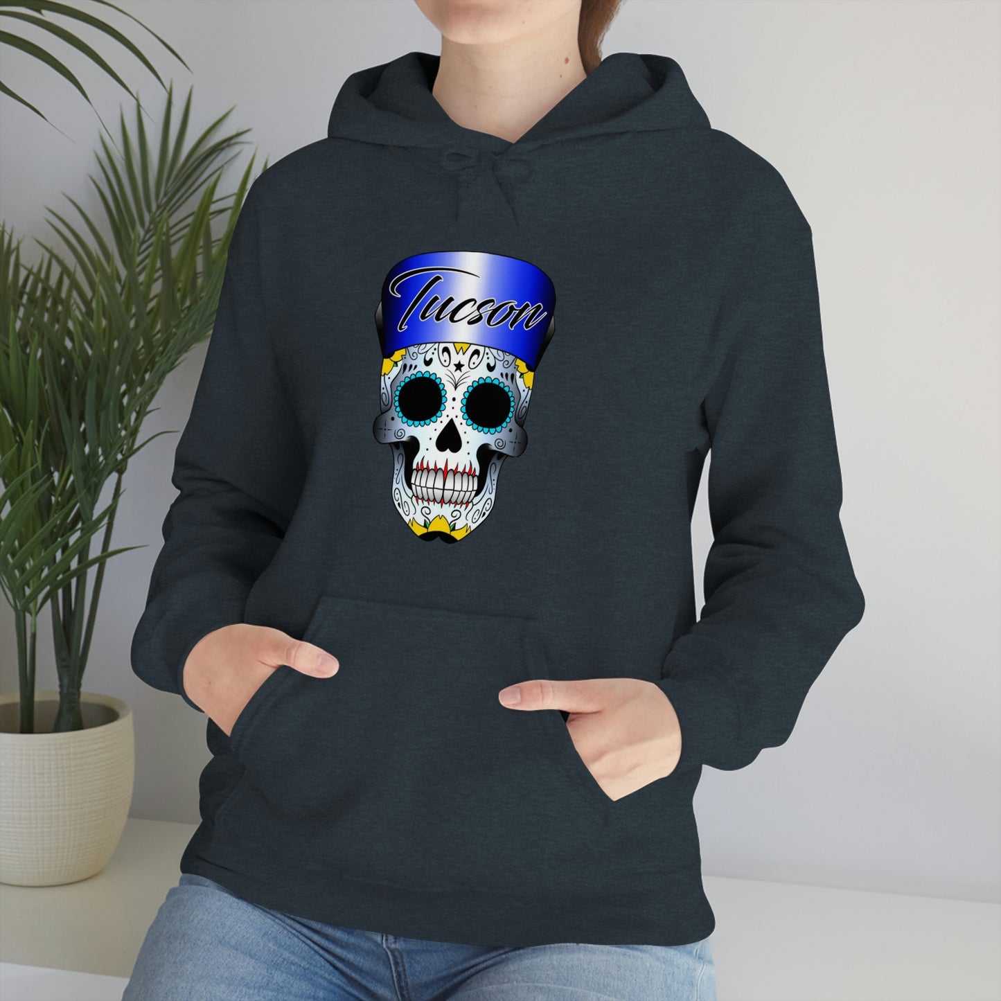 Tucson Skull Unisex Heavy Blend™ Hooded Sweatshirt