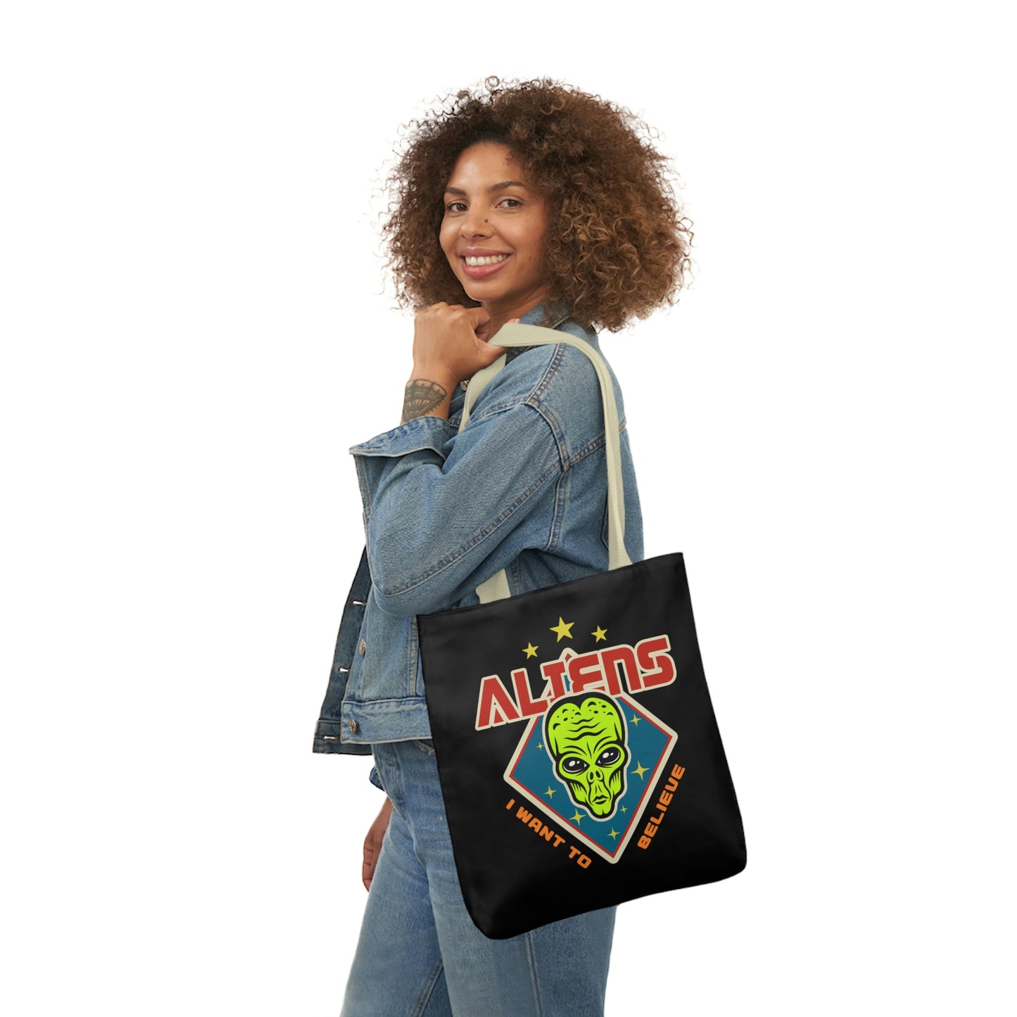 AOP Polyester Canvas Tote Bag