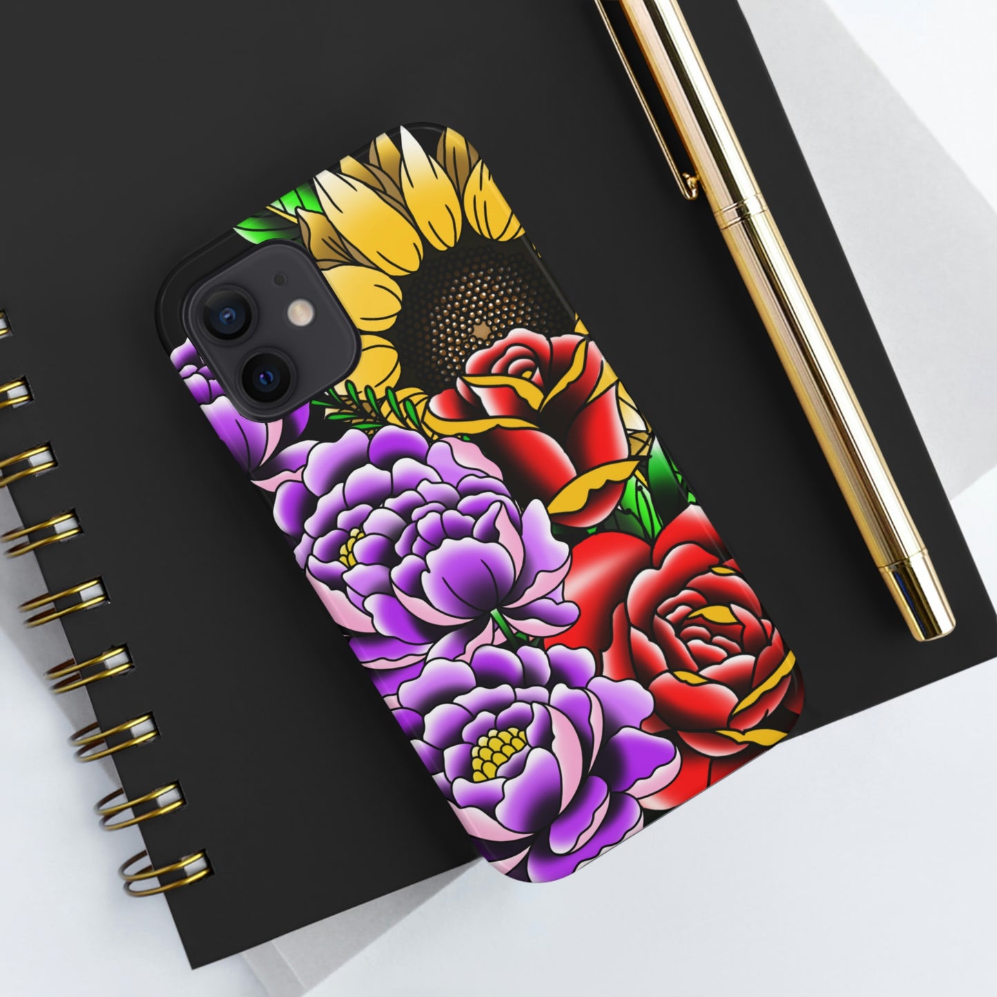 Flower Mix Up Tough Phone Cases, Case-Mate