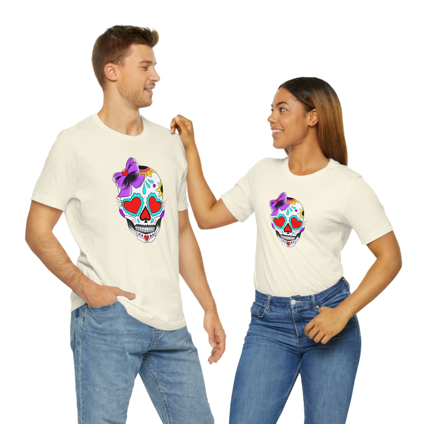 Lady Day of the Dead Unisex Jersey Short Sleeve Tee