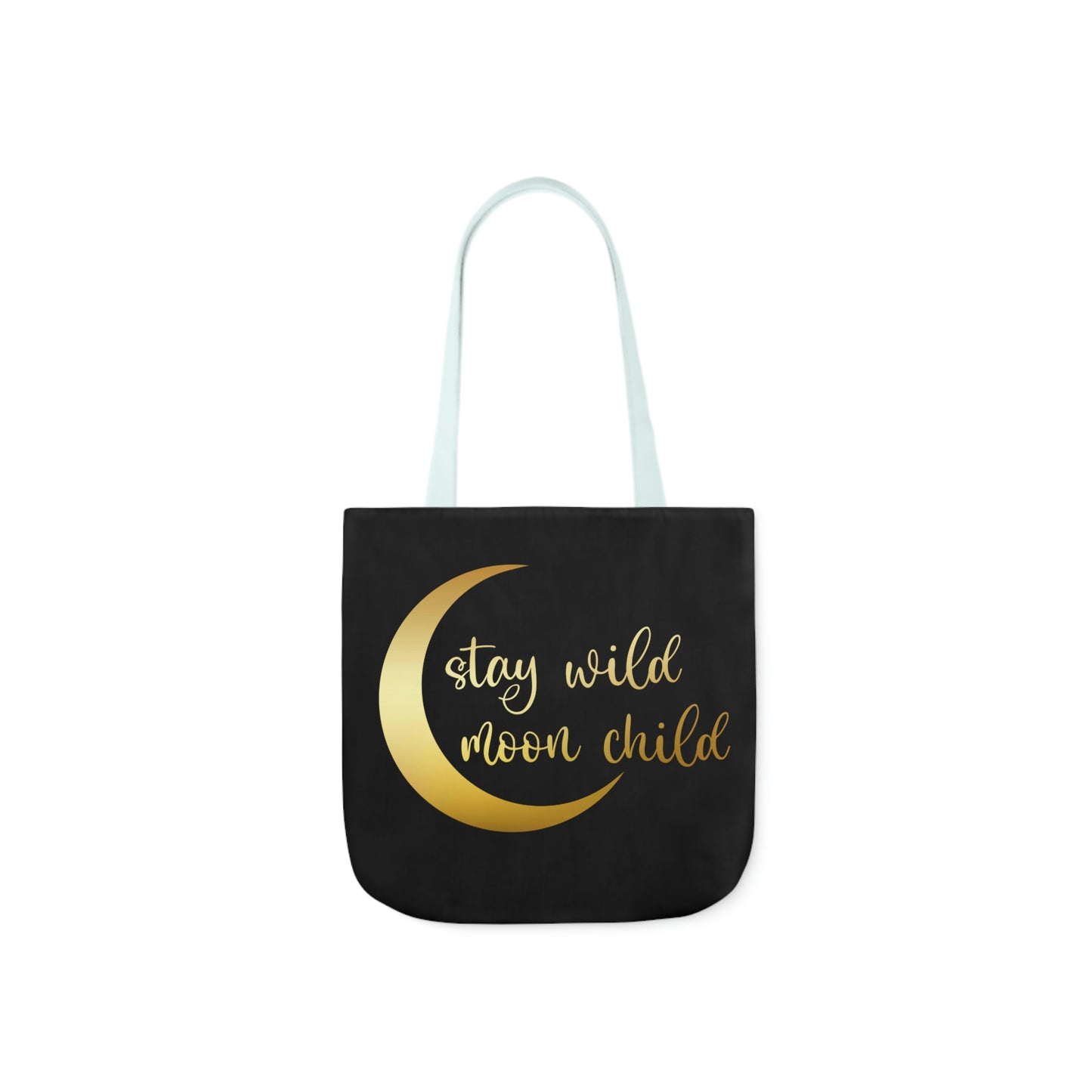 Stay Wild Moon Child AOP Polyester Canvas Tote Bag