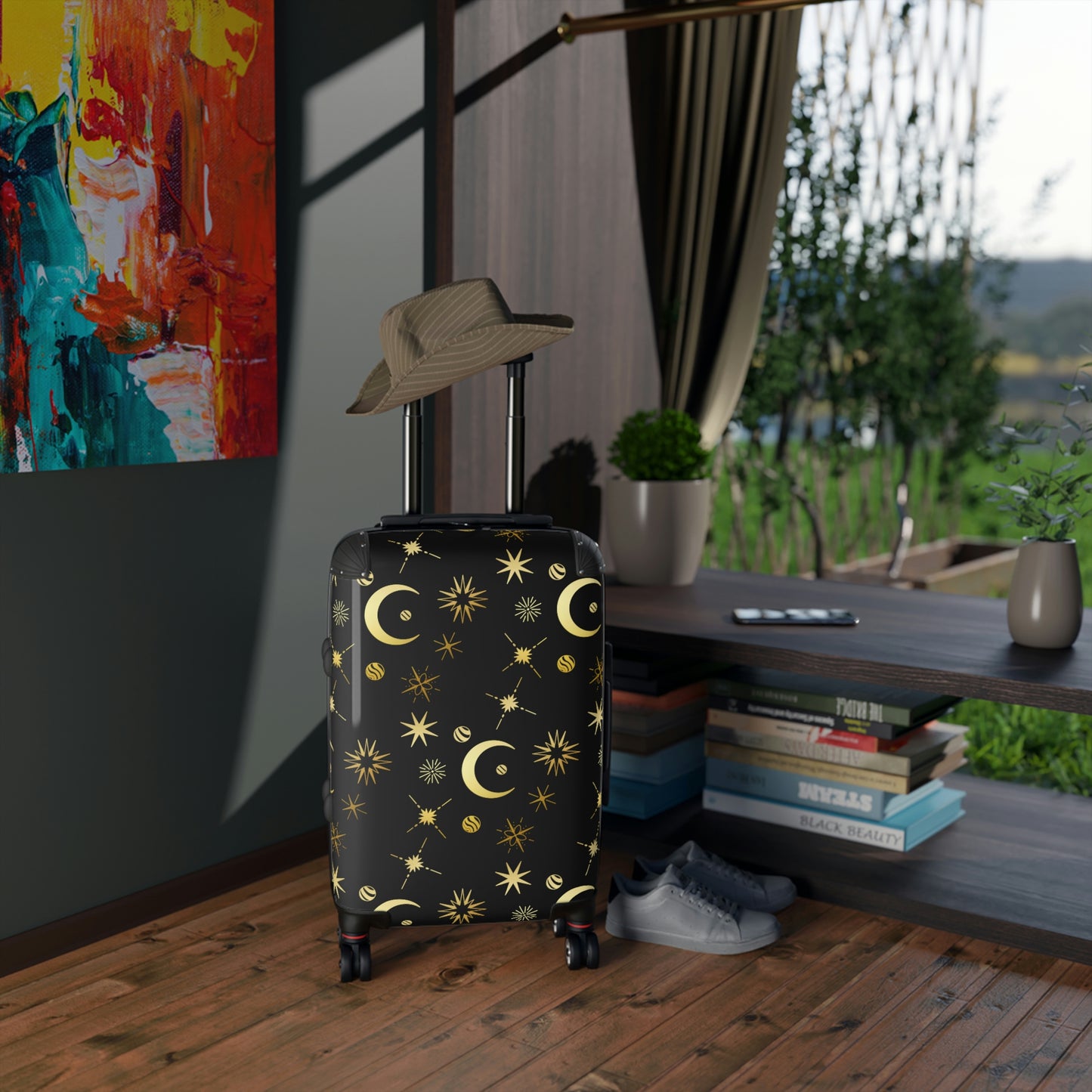 Moon and Stars Suitcases