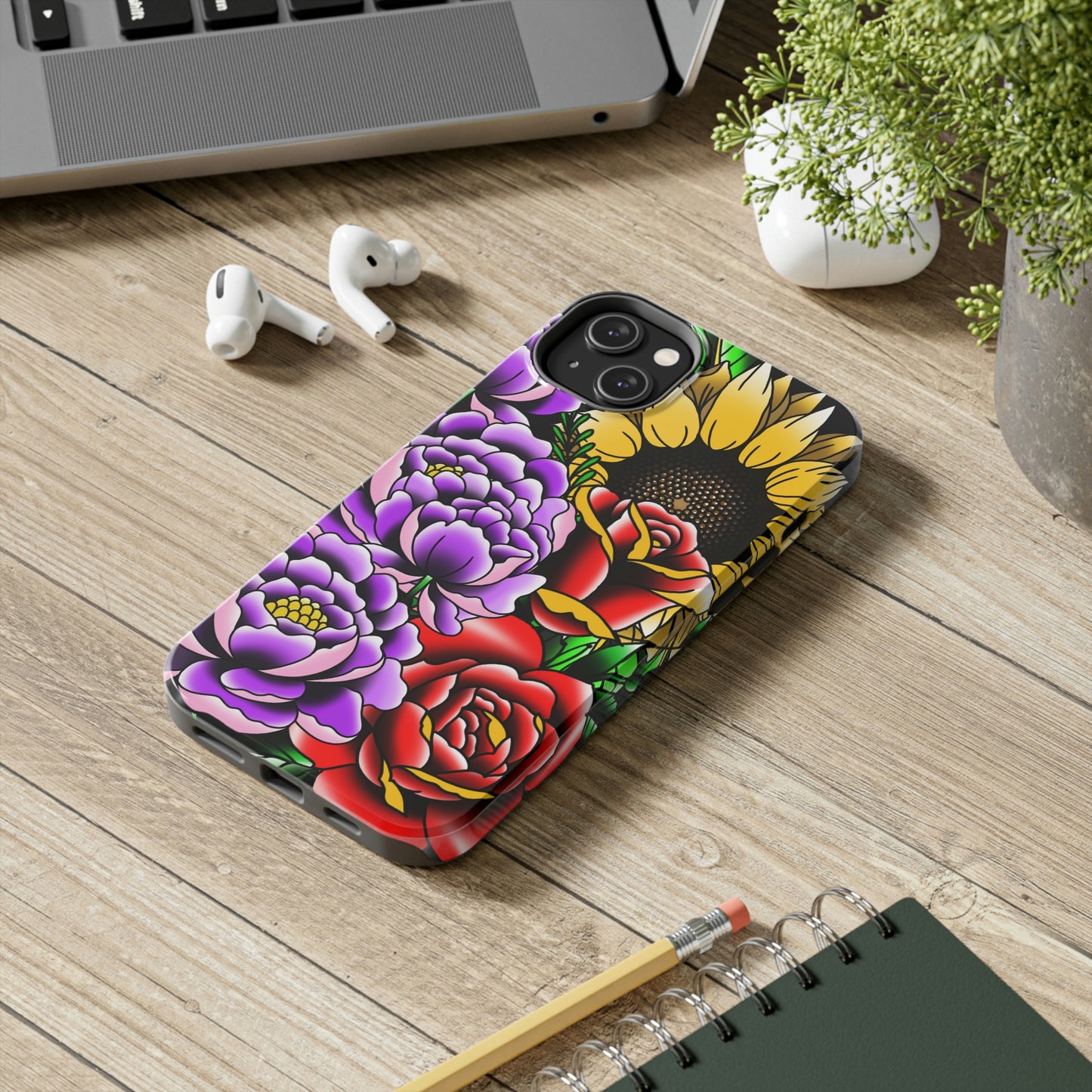 Flower Mix Up Tough Phone Cases, Case-Mate