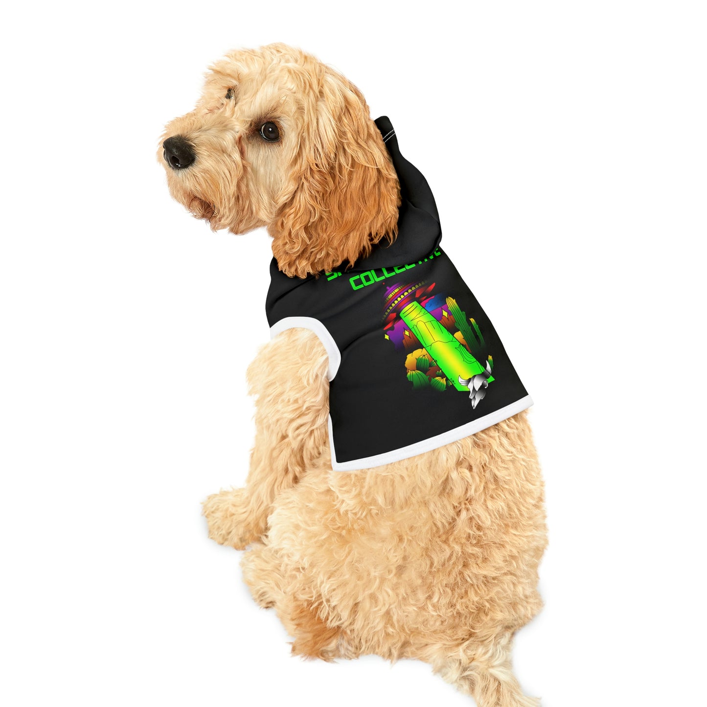 UFO Spark Black Dog Hoodie