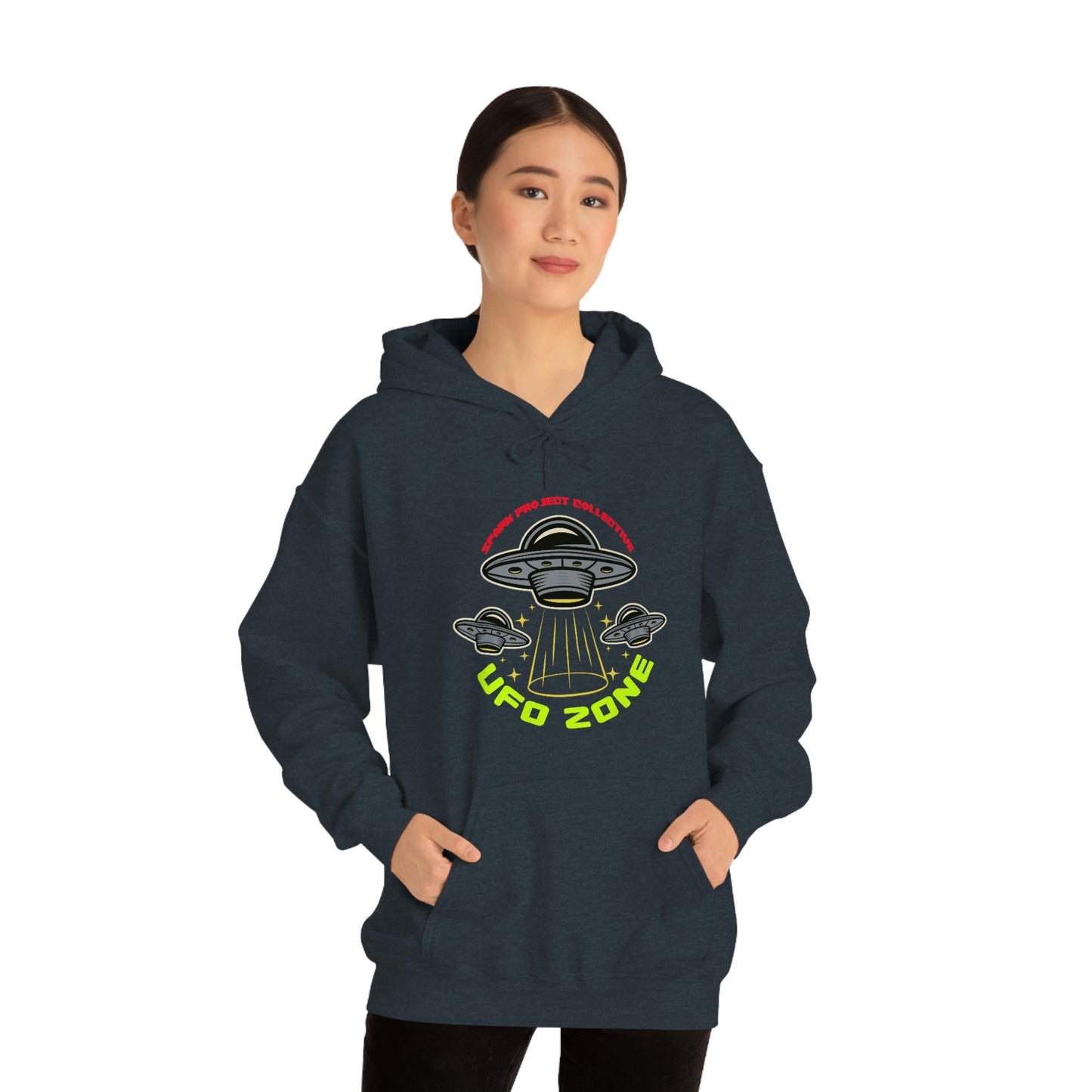 UFO Zone Unisex Heavy Blend™ Hooded Sweatshirt