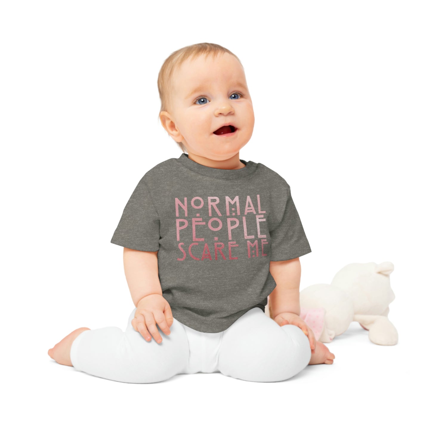 Normal People Scare Me Baby T-Shirt