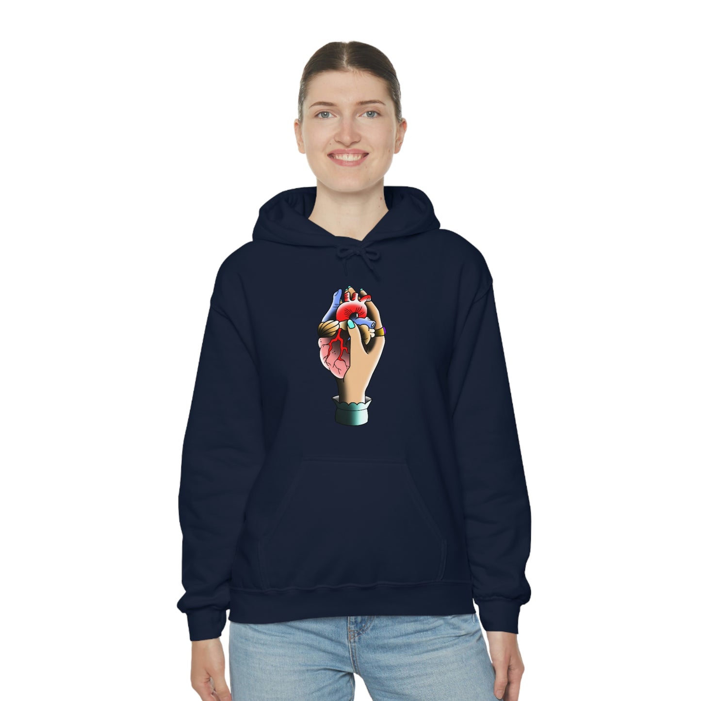 Rip My Heart Out Unisex Heavy Blend™ Hooded Sweatshirt