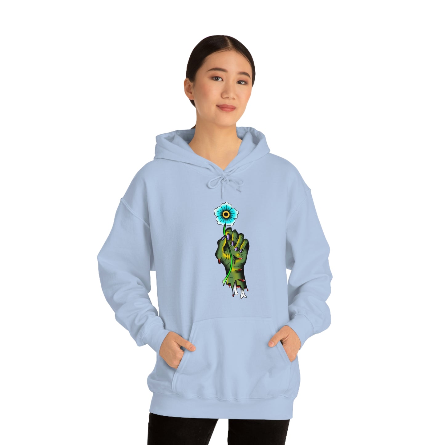 Zombie Flower Unisex Heavy Blend™ Hooded Sweatshirt