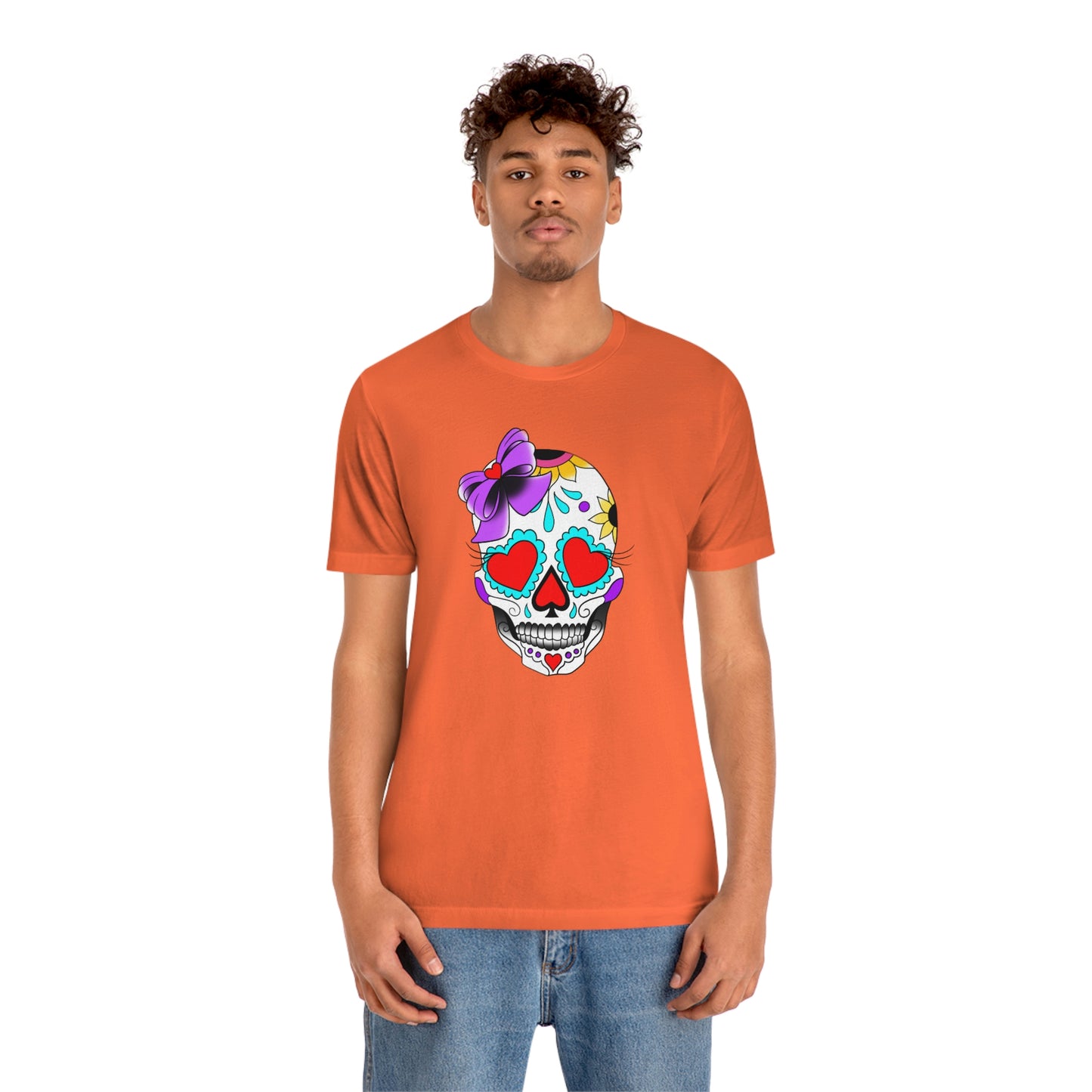 Lady Day of the Dead Unisex Jersey Short Sleeve Tee