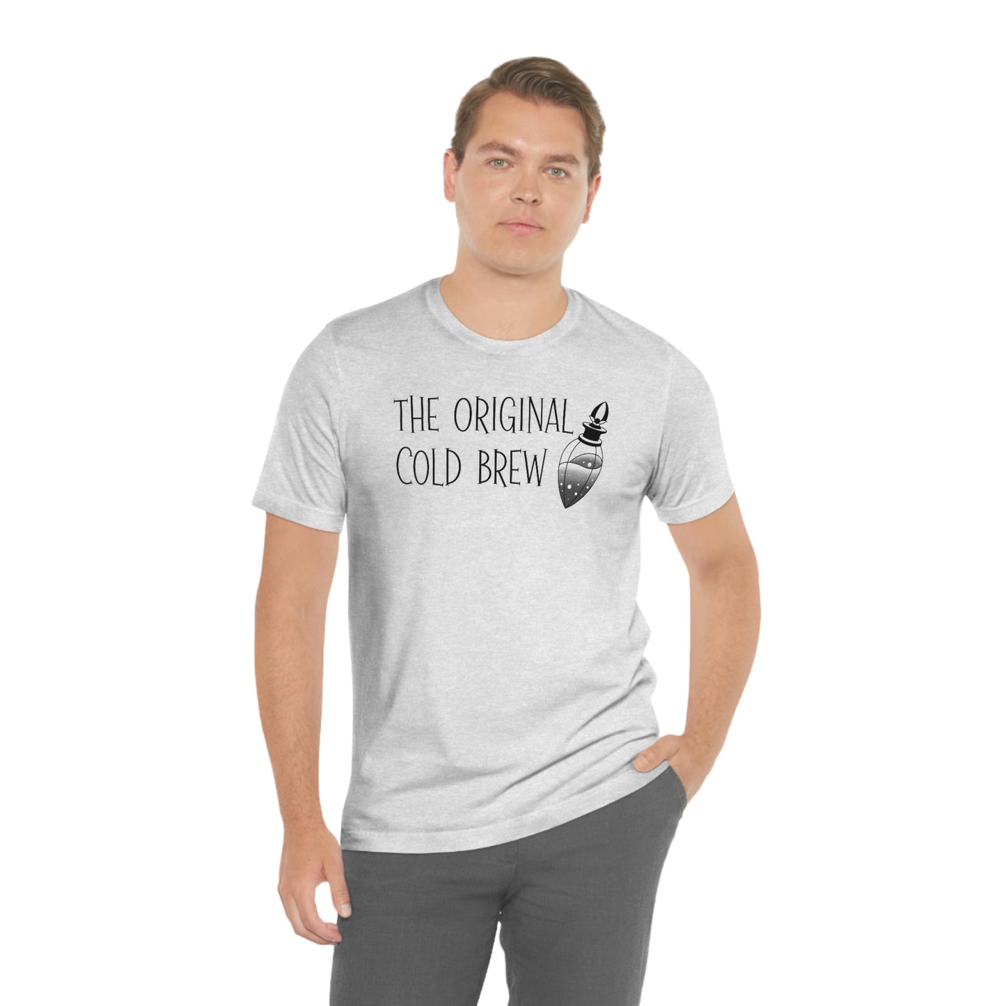 The Original Cold Brew Black Font Unisex Jersey Short Sleeve Tee