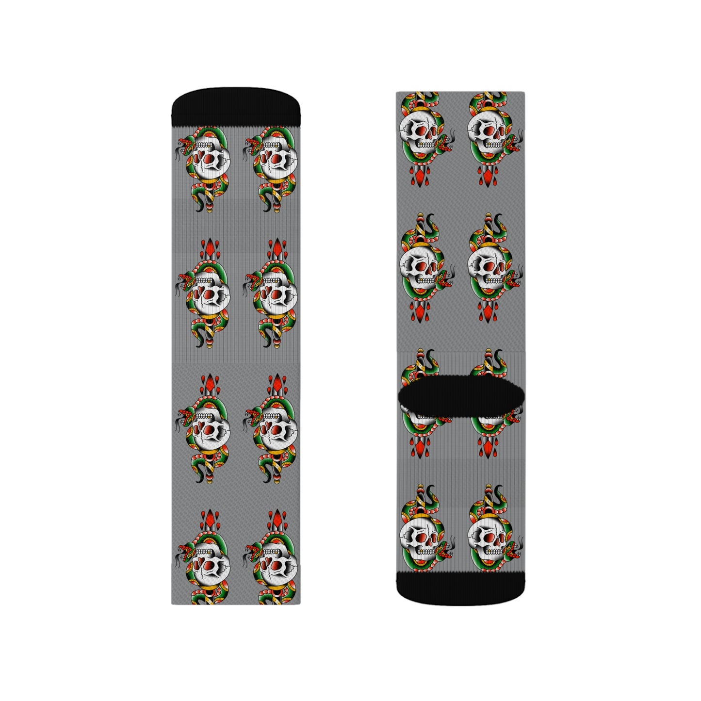 Snake and Dagger Sublimation Socks