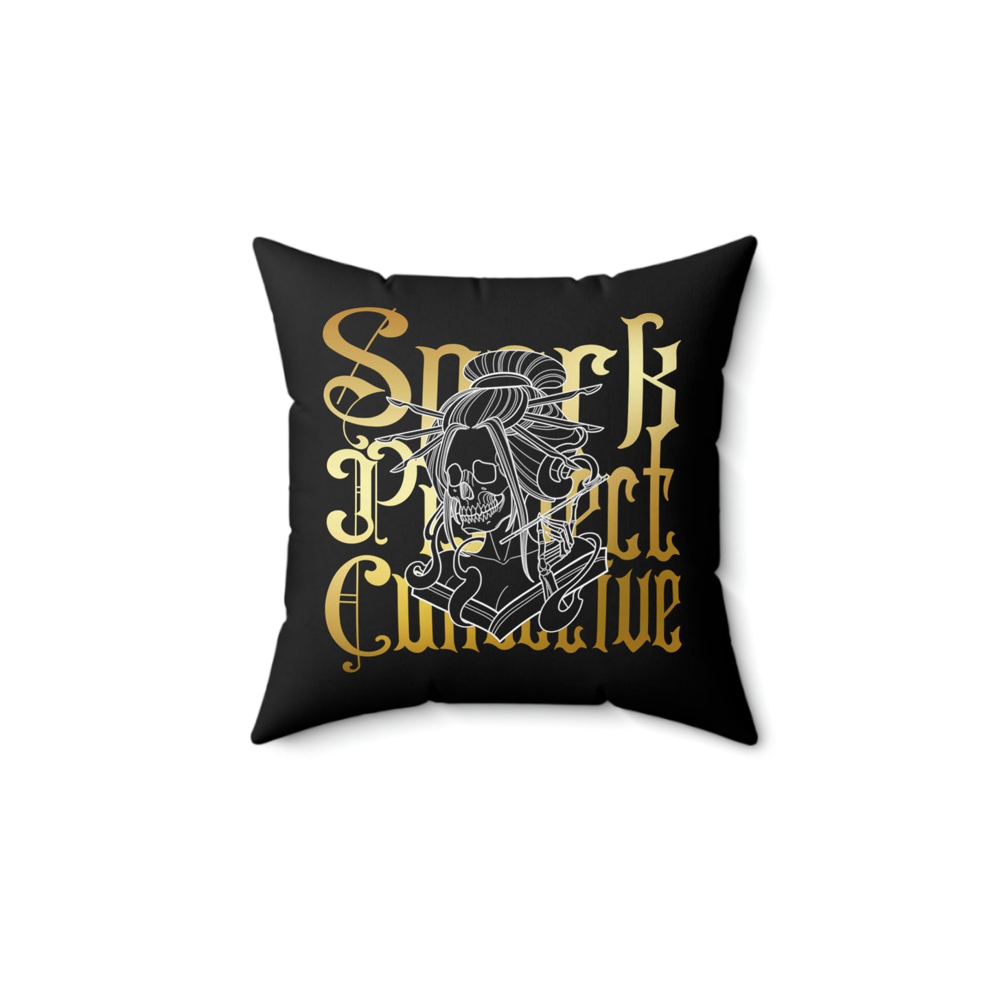 Witch In All of Us-Japanese Spark Spun Polyester Square Pillow