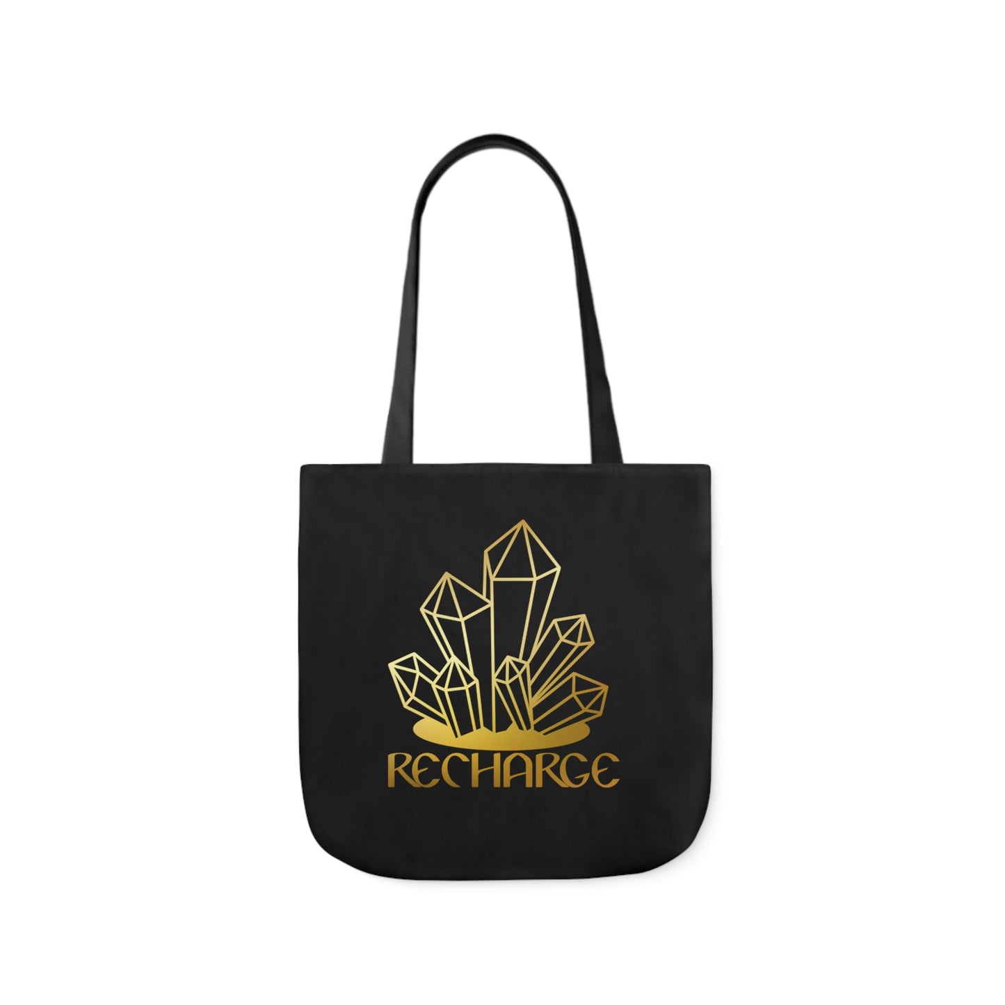 Recharge AOP Polyester Canvas Tote Bag