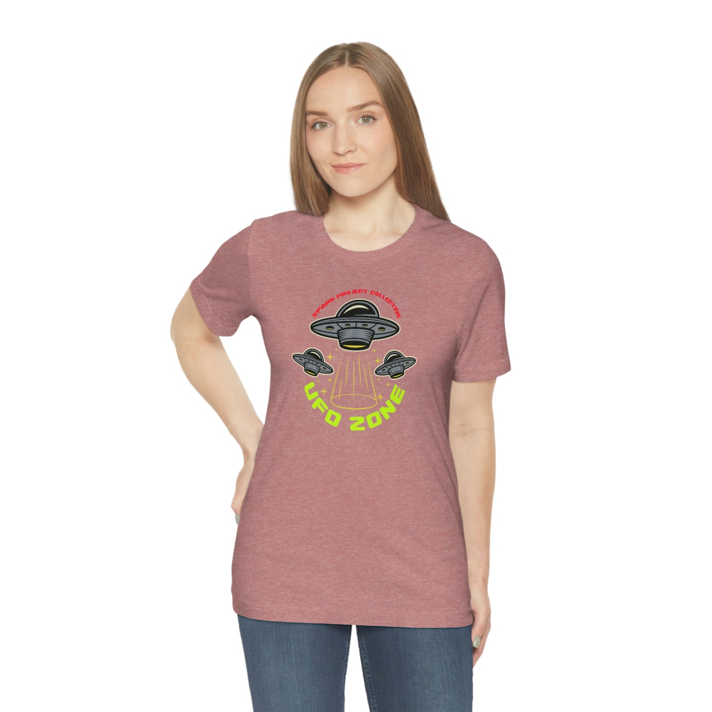 UFO Zone unisex jersey short sleeve tee