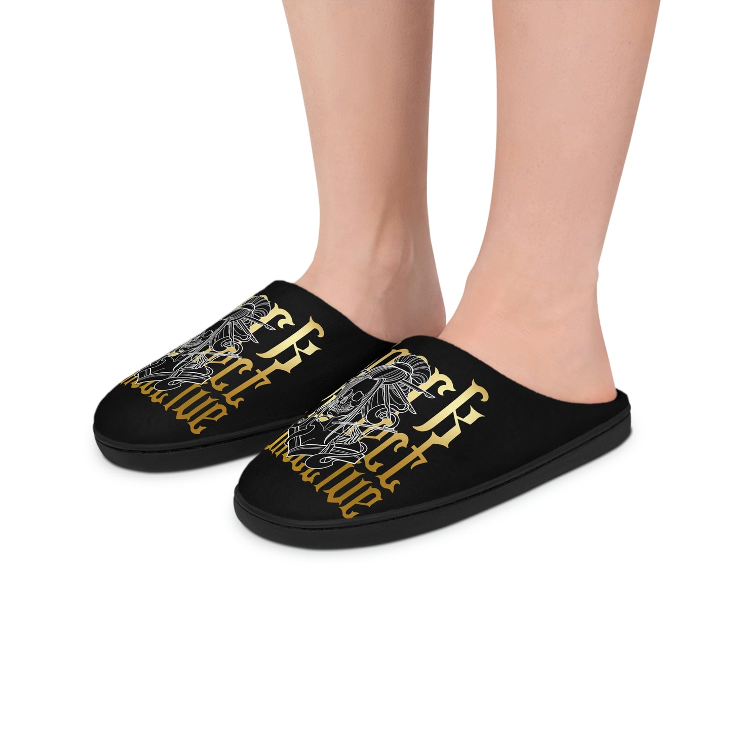 Japanese Spark Black Men's Indoor Slippers