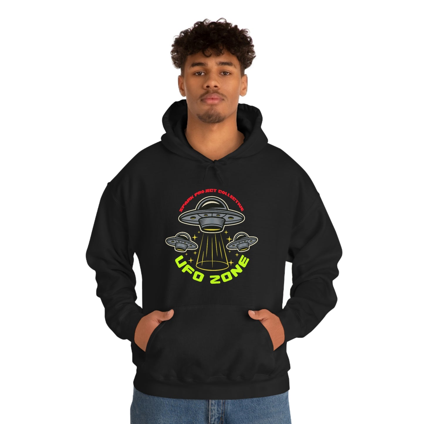 UFO Zone Unisex Heavy Blend™ Hooded Sweatshirt